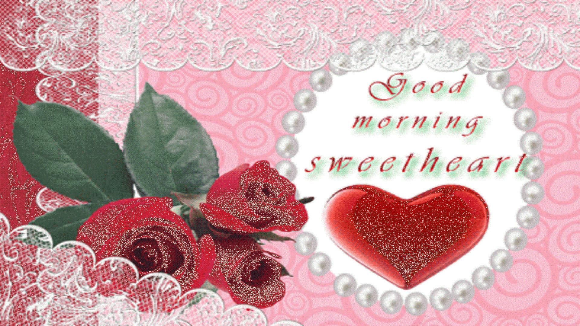 Rose rosa e cuore rosso, 1920x1080 Full HD, Laptop