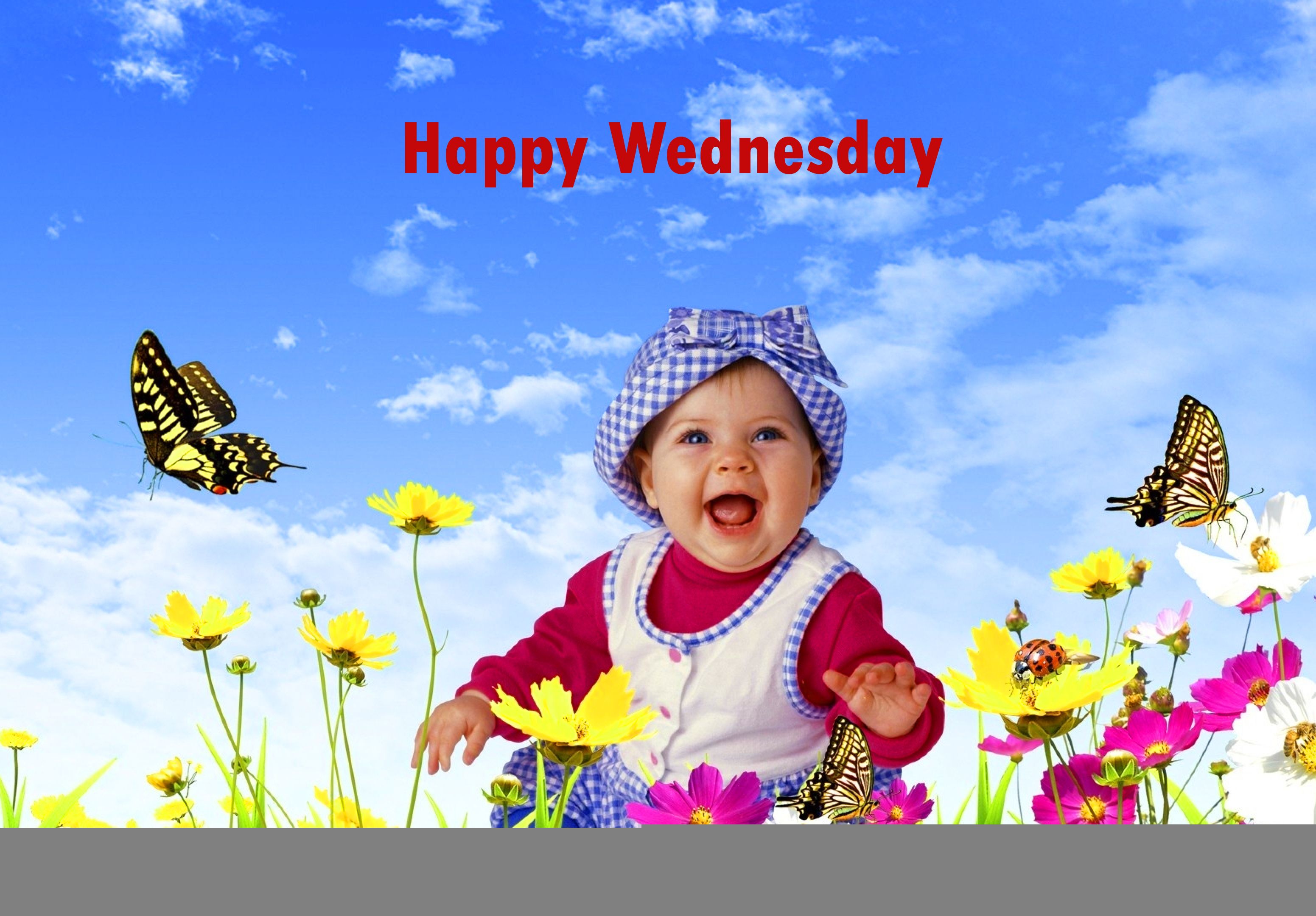 Bambino sorridente tra fiori, 3102x2160 WQXGA, Monitor Gaming