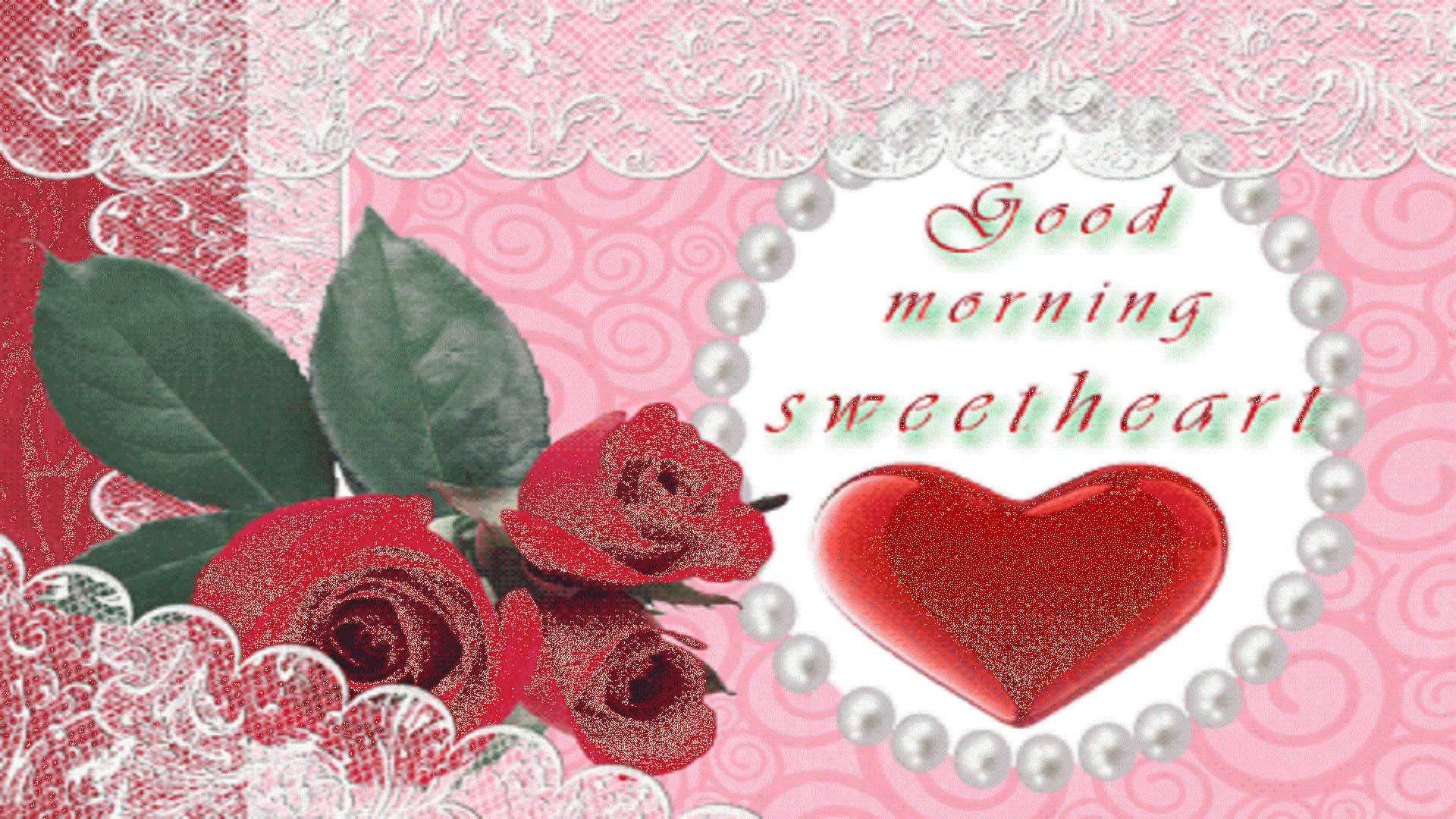 Rose rosse e cuore rosso, 1920x1080 1080p, Desktop