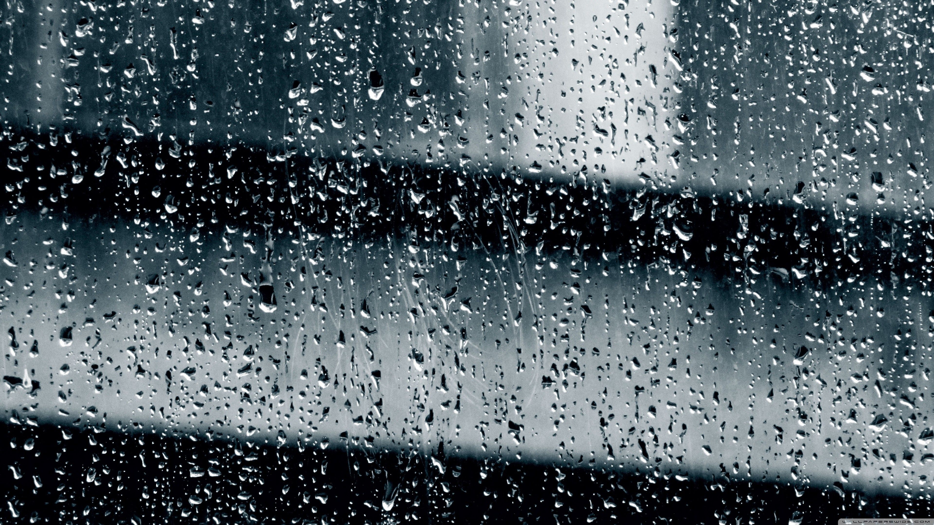 Gocce di pioggia su vetro, 3840x2160 UHD, PC 4K