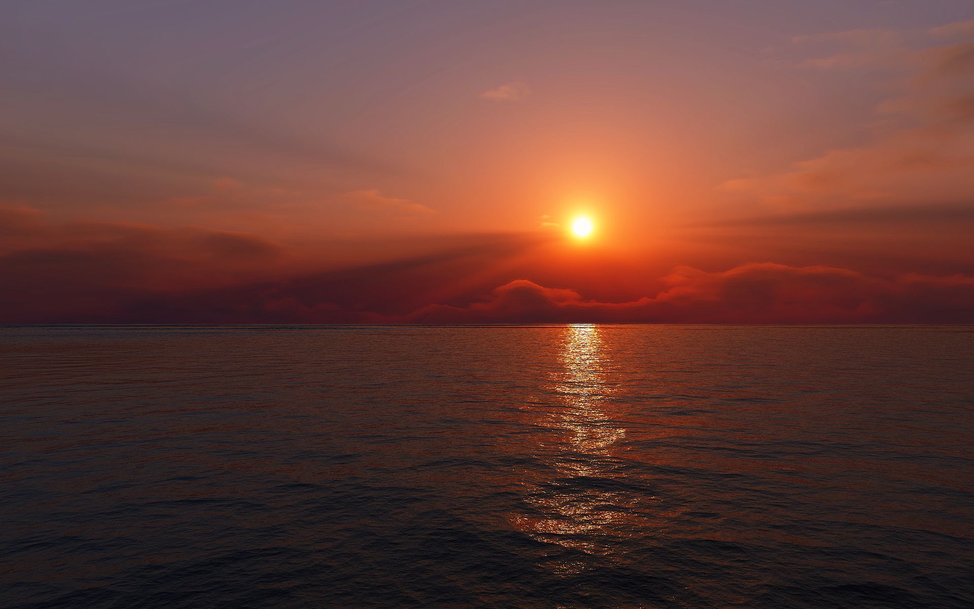 Alba sul mare arancione, 1920x1200 Full HD+ WUXGA, Laptop