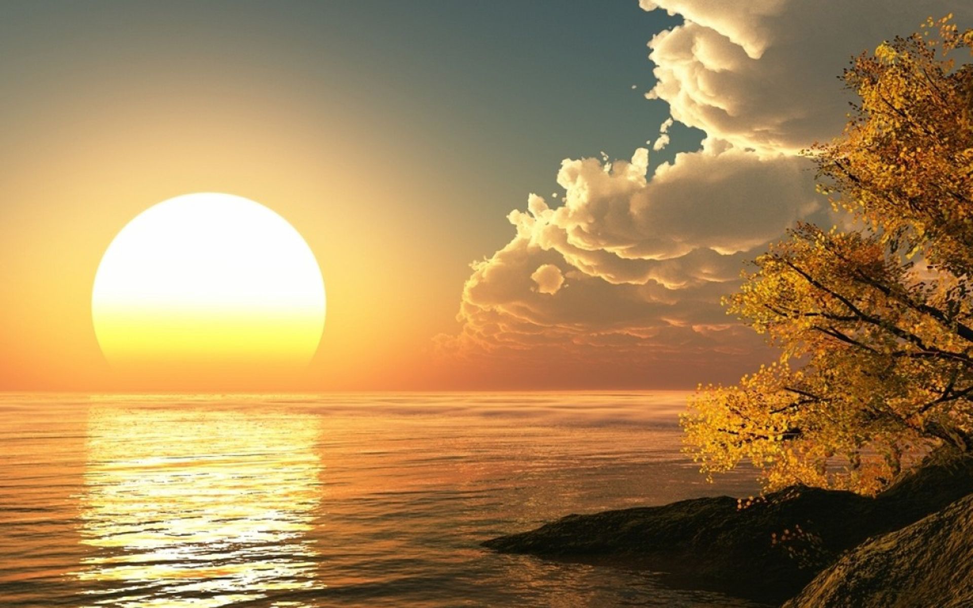 Buongiorno con Sole, 1920x1080 Full HD 1080p, Desktop