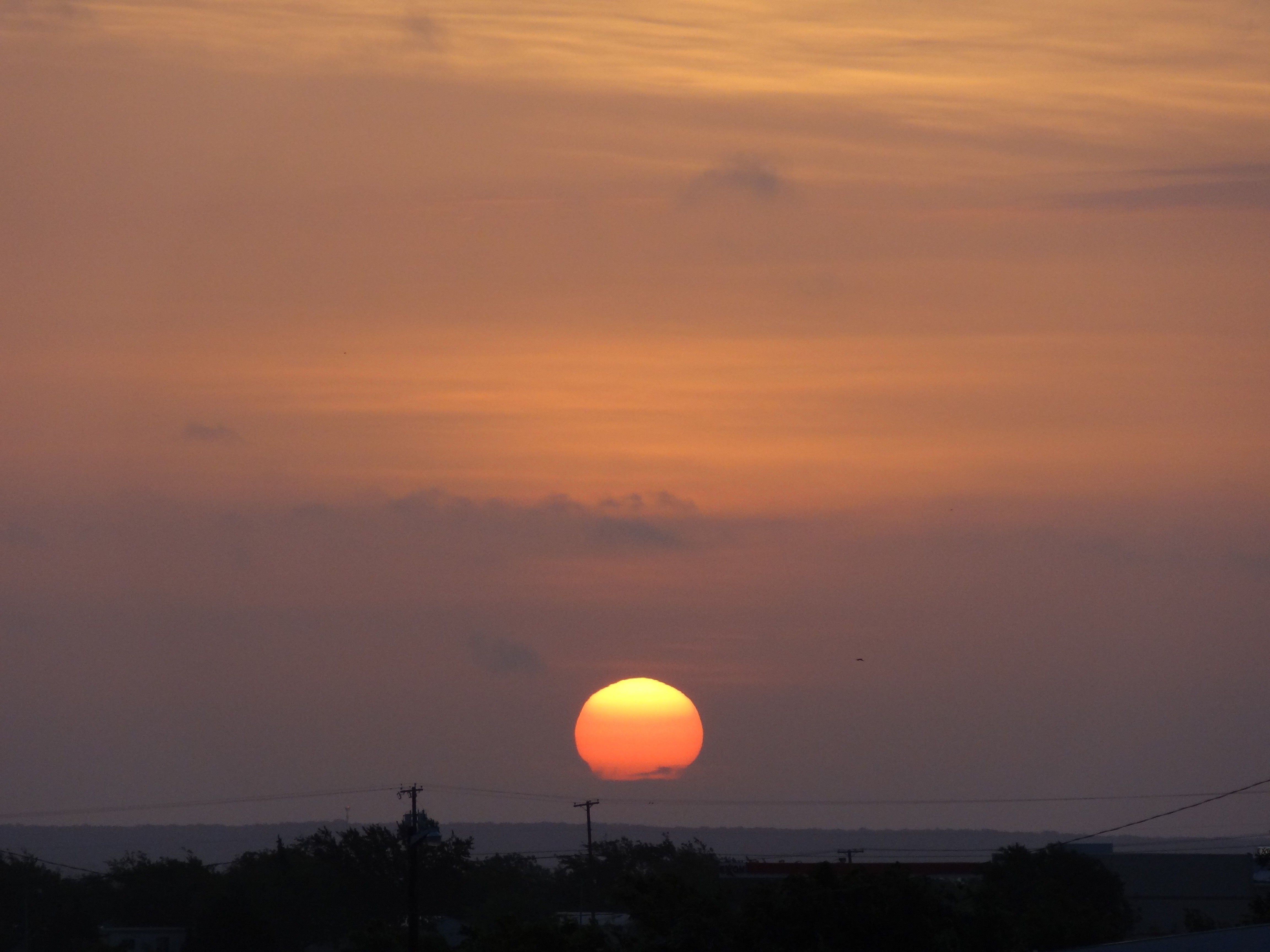 Alba con nuvole arancioni, 4608x3456 4K, Desktop 4K