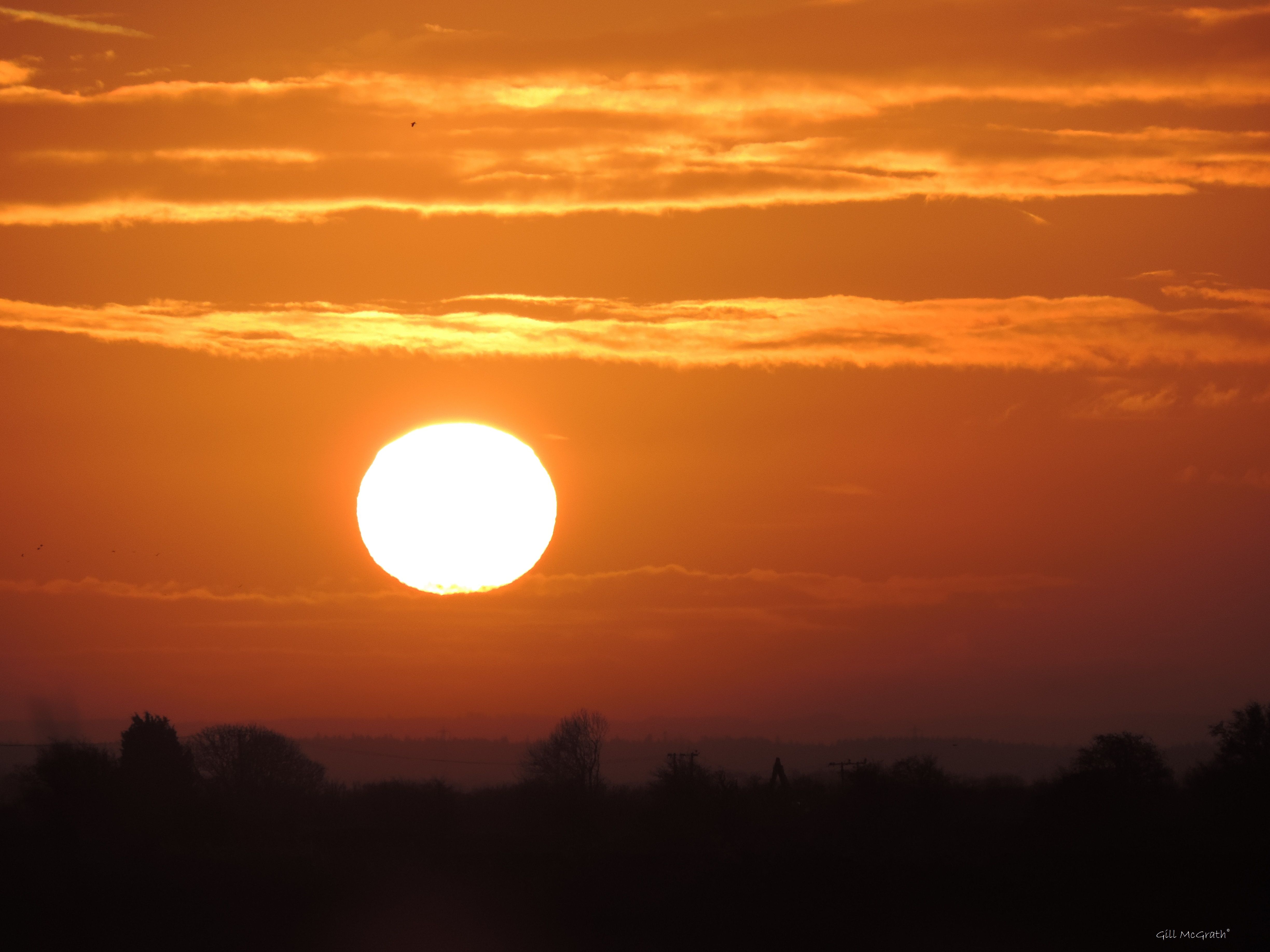 Alba arancione con sole, 4896x3672 4K, Desktop 4K
