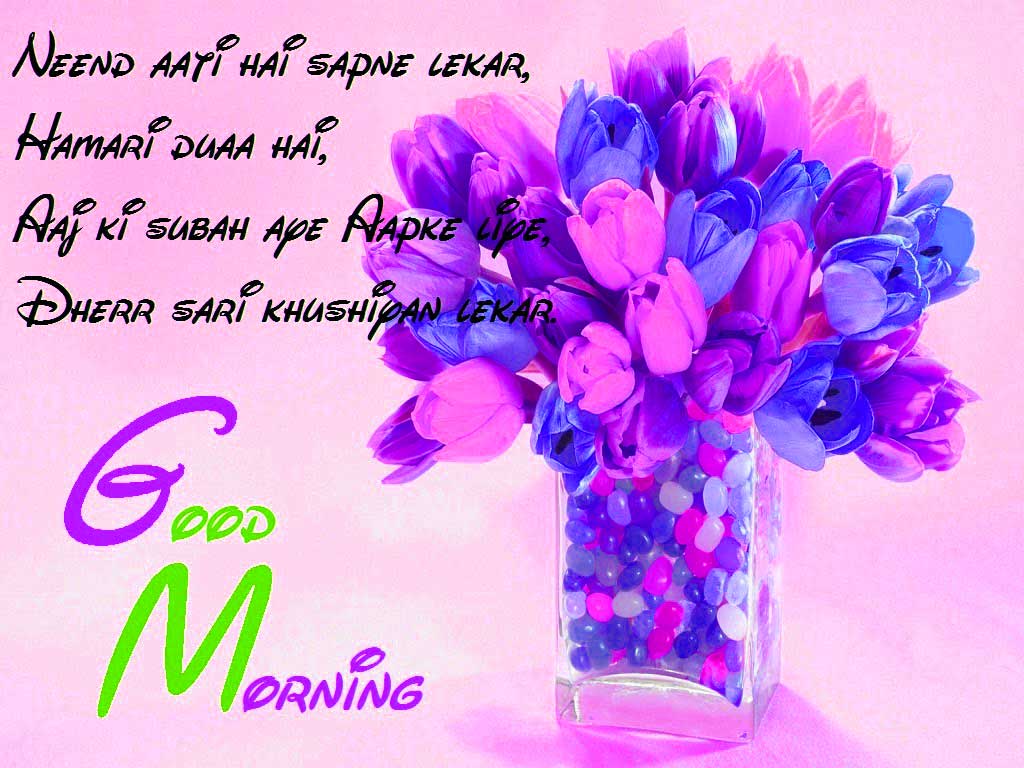Vaso tulipani viola buongiorno, 1024x768 HD, Desktop