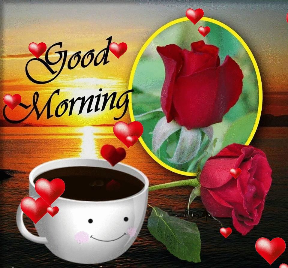 Tazza caffè rose rosse buongiorno, 960x893 HD, PC