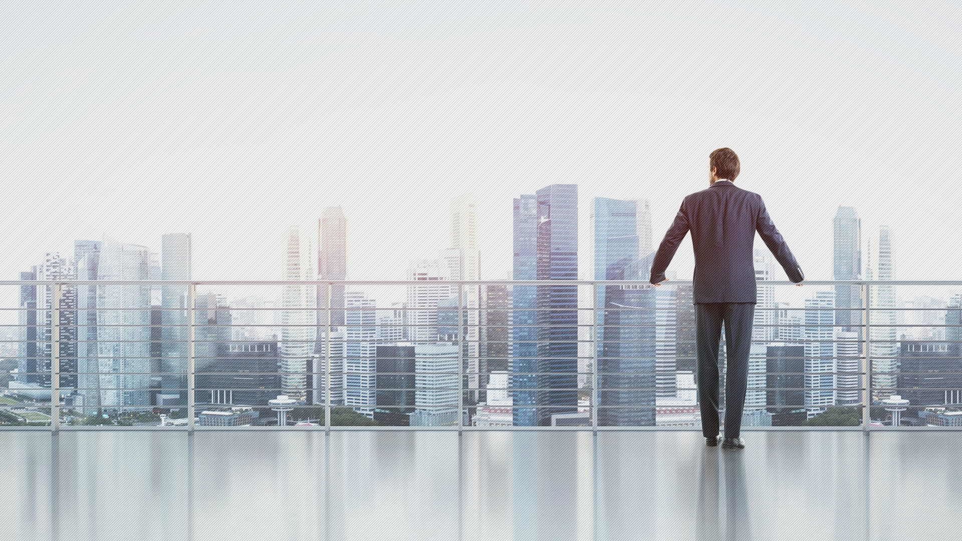 Uomo affari terrazza città, 1920x1080 Full HD 1080p, Laptop