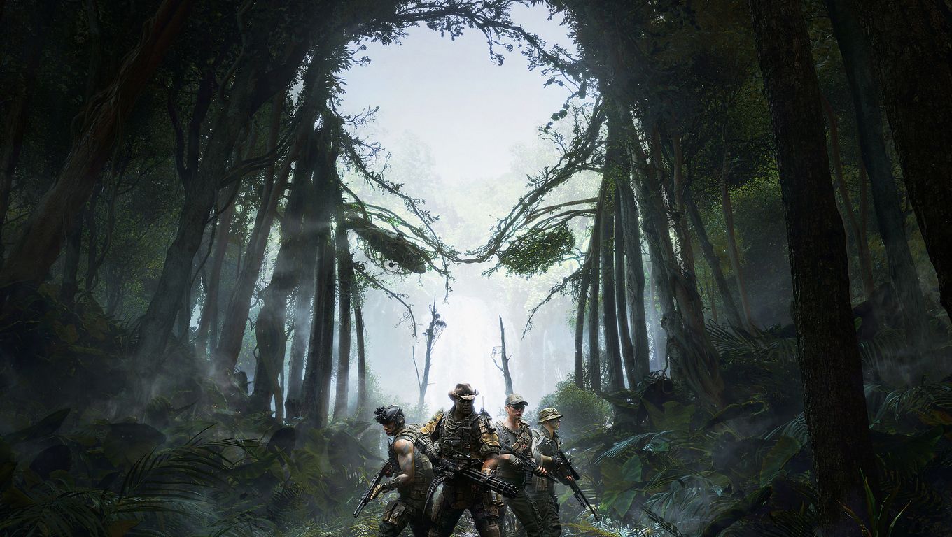 Predator Hunting Grounds giungla soldati, 1360x768 HD, Acer Nitro