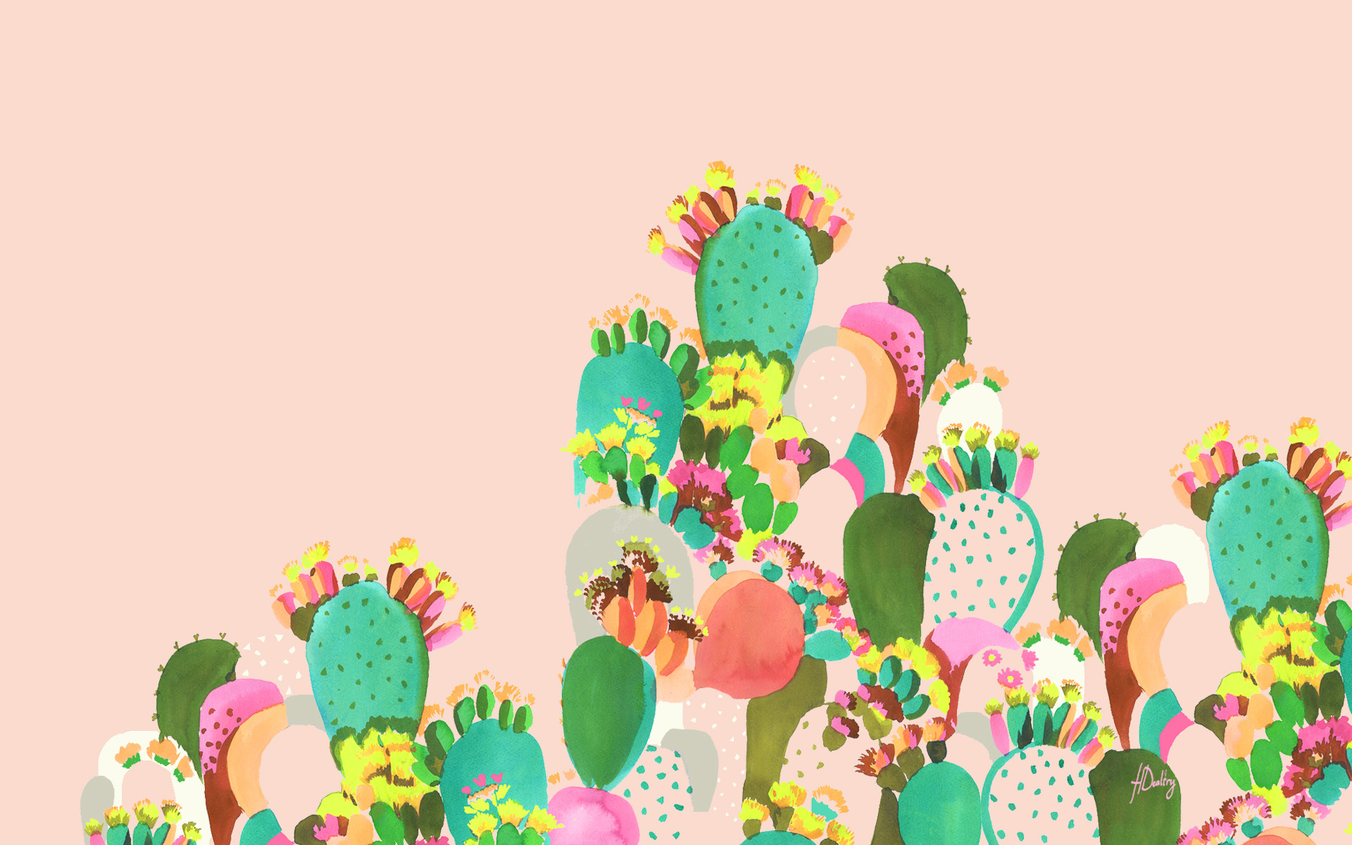 con Cactus per Desktop, 1920x1200 Full HD+ WUXGA, PC Desktop