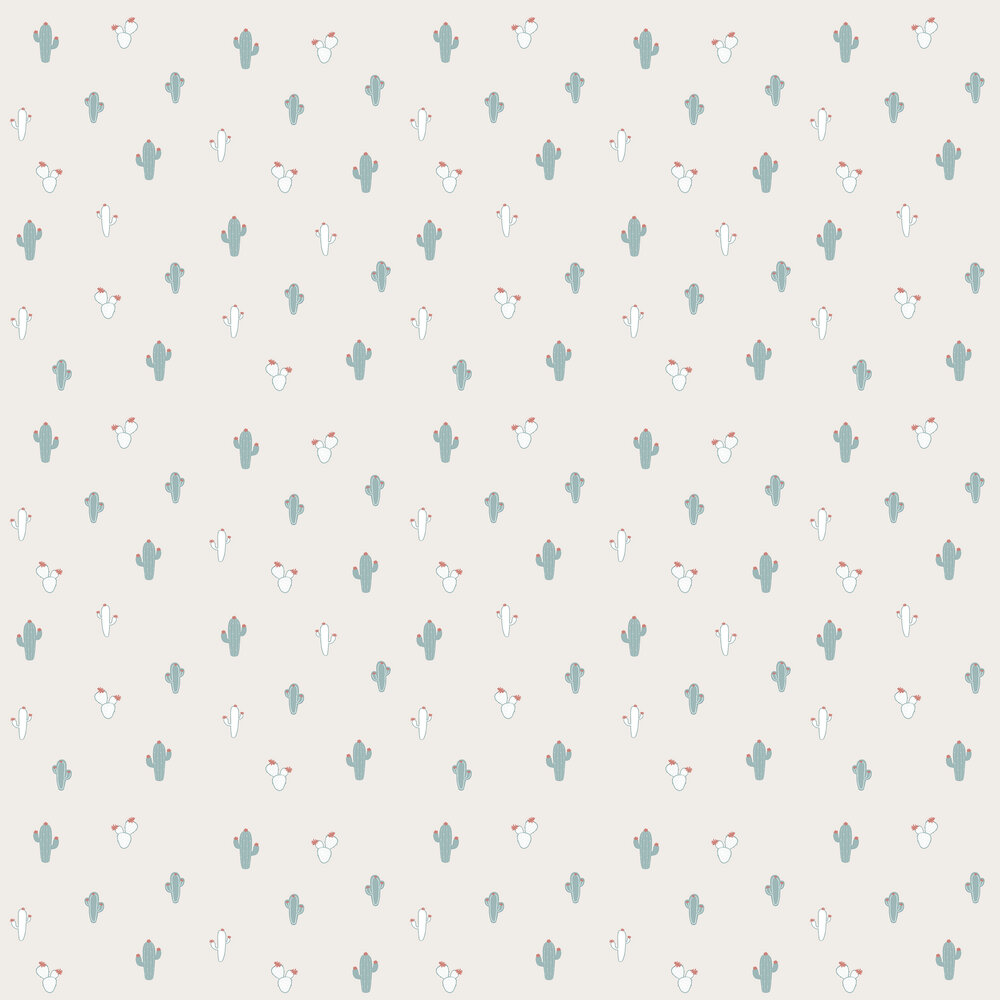 Pattern cactus verdi su crema, 1000x1000 HD, Laptop