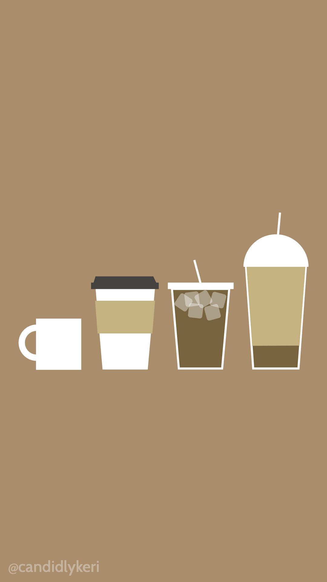 Tazze e bicchieri caffè minimal, 1080x1920 Full HD Verticale, Samsung Galaxy