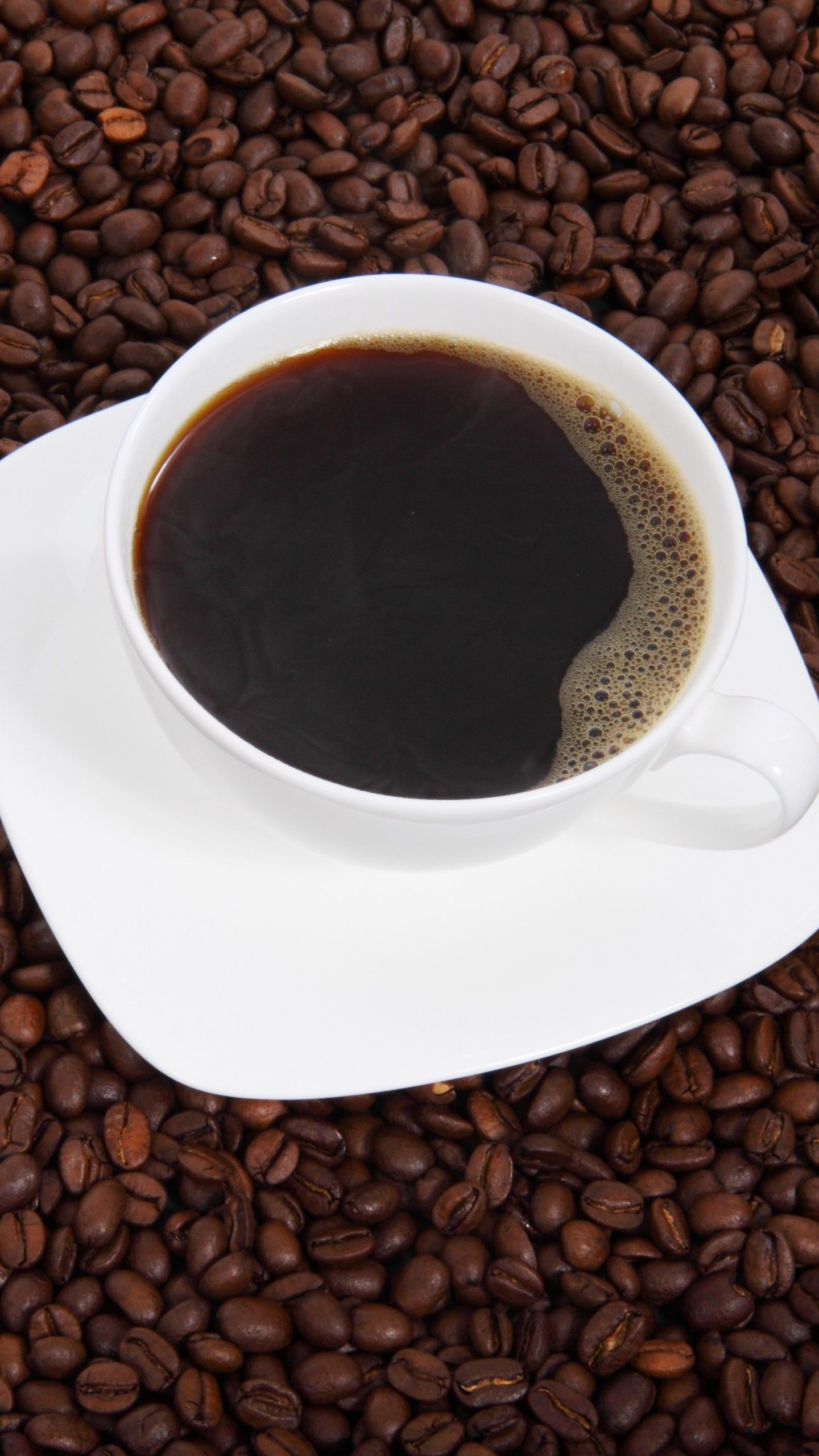 Tazza caffè chicchi marroni, 1440x2560 Full HD Verticale, Galaxy Z
