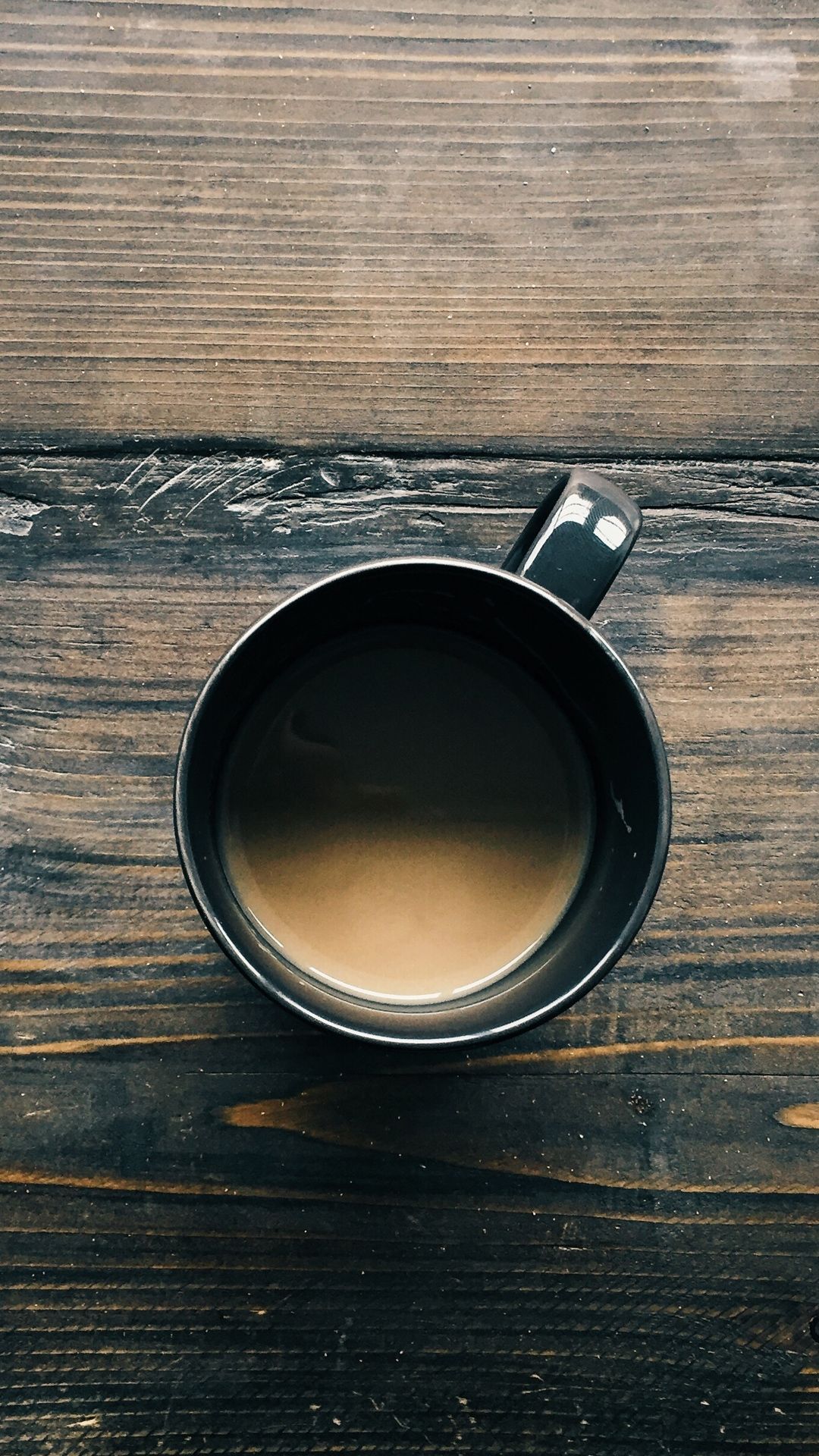 Tazza di caffè su legno, 1080x1920 Verticale, Samsung Galaxy
