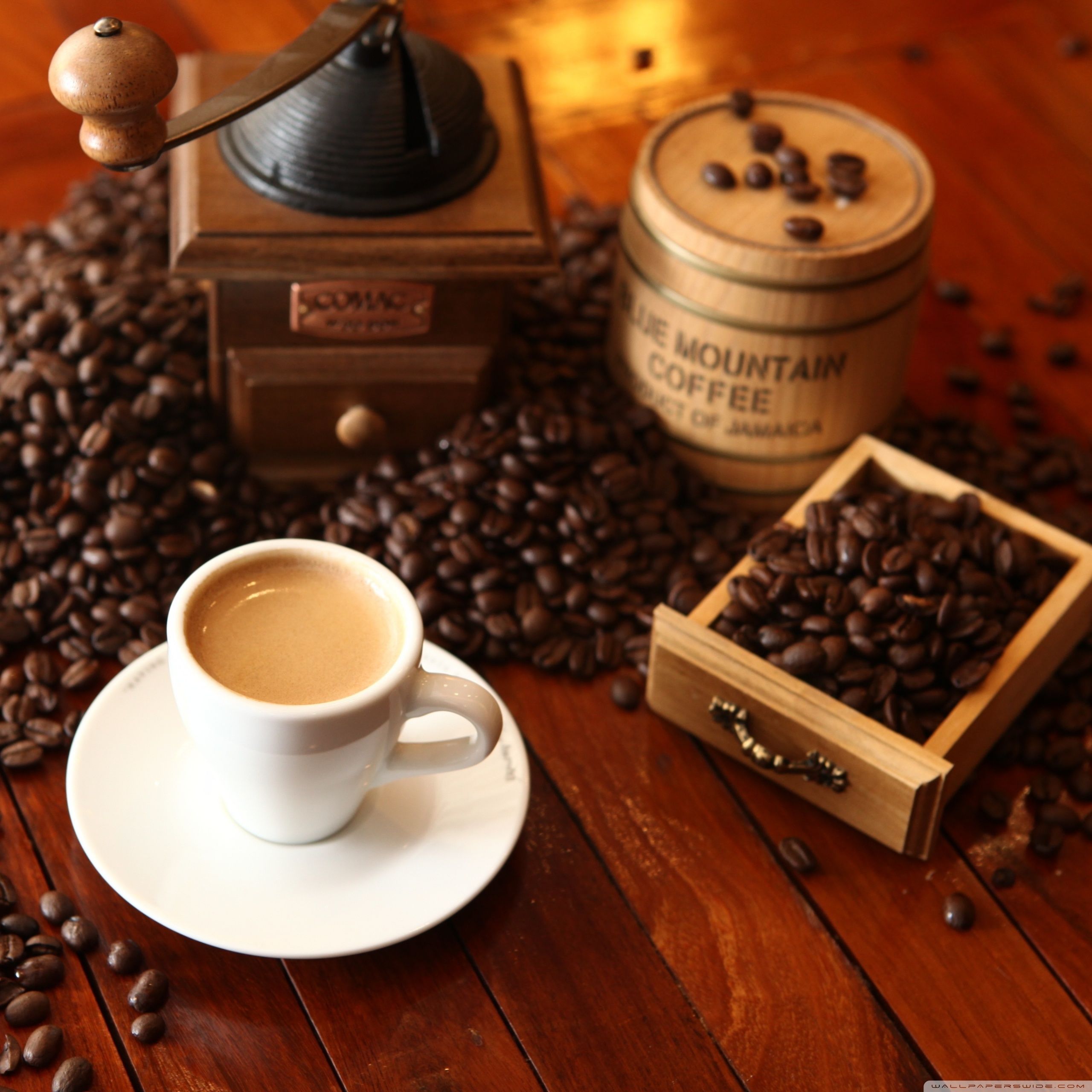 Macinino caffè e chicchi, 2560x2560 WQXGA, PC