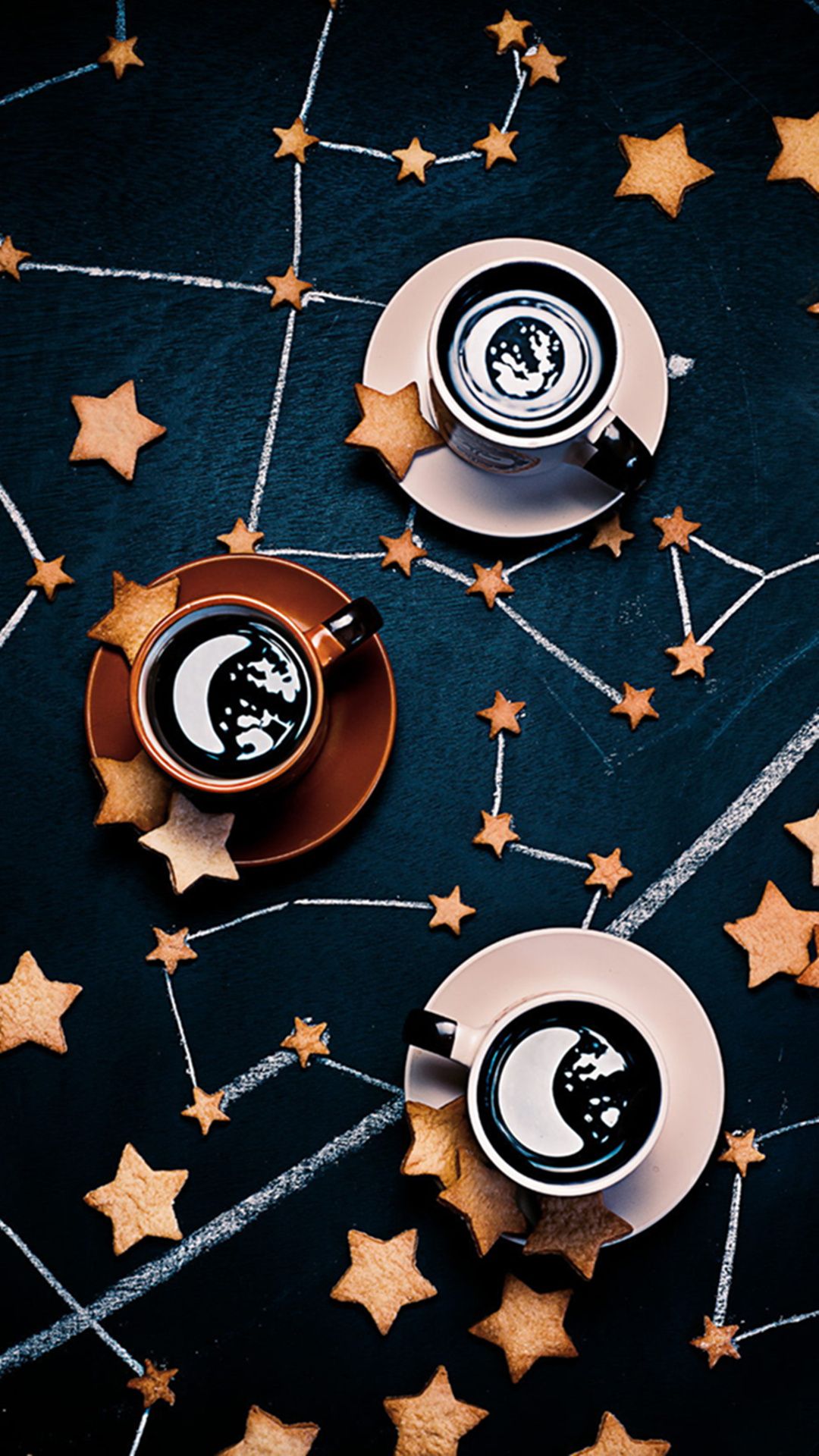 Tazze caffè galassia con stelle, 1080x1920 Verticale, Galaxy Note
