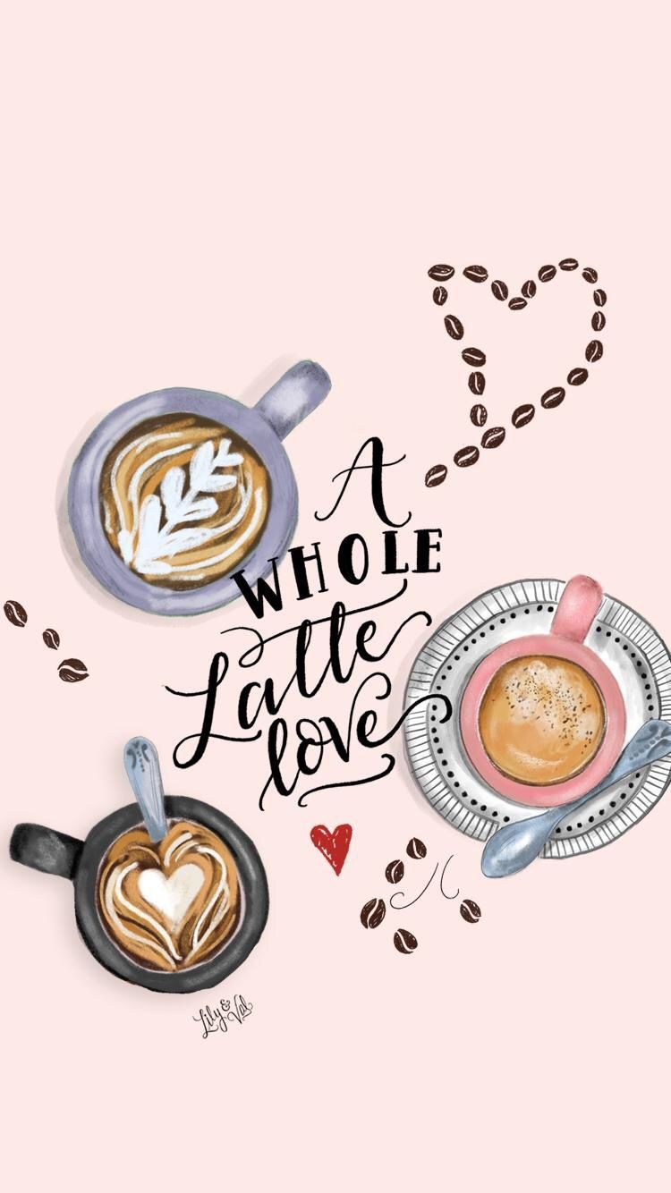Tazze di caffè rosa pastello, 750x1334 Verticale, Telefono