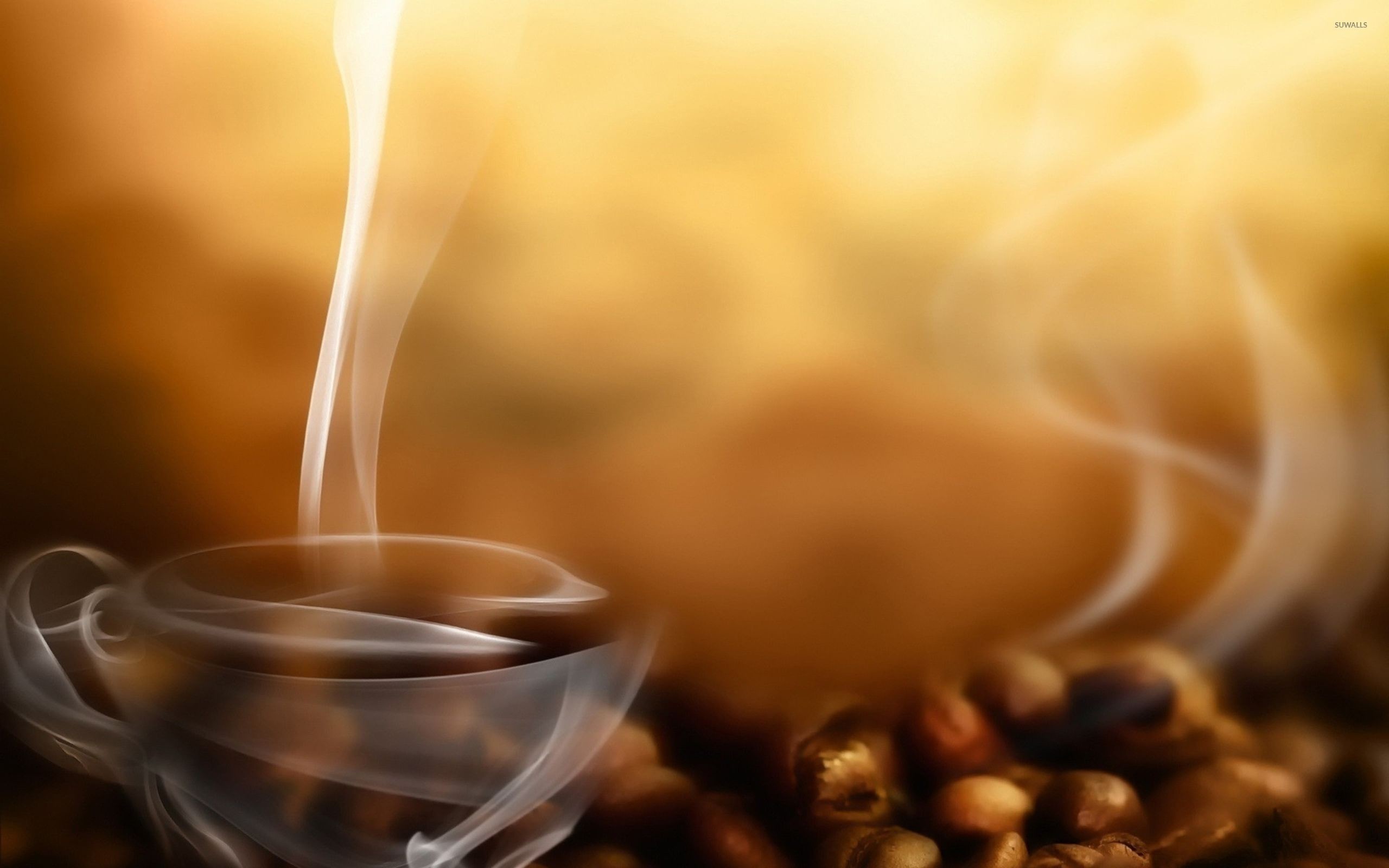 Tazza di caffè fumante, 2560x1600 2K, Desktop
