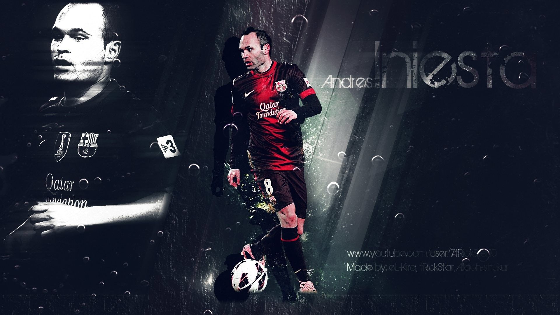 Andrés Iniesta Barcellona calciatore, 1920x1080 Full HD 1080p, Desktop