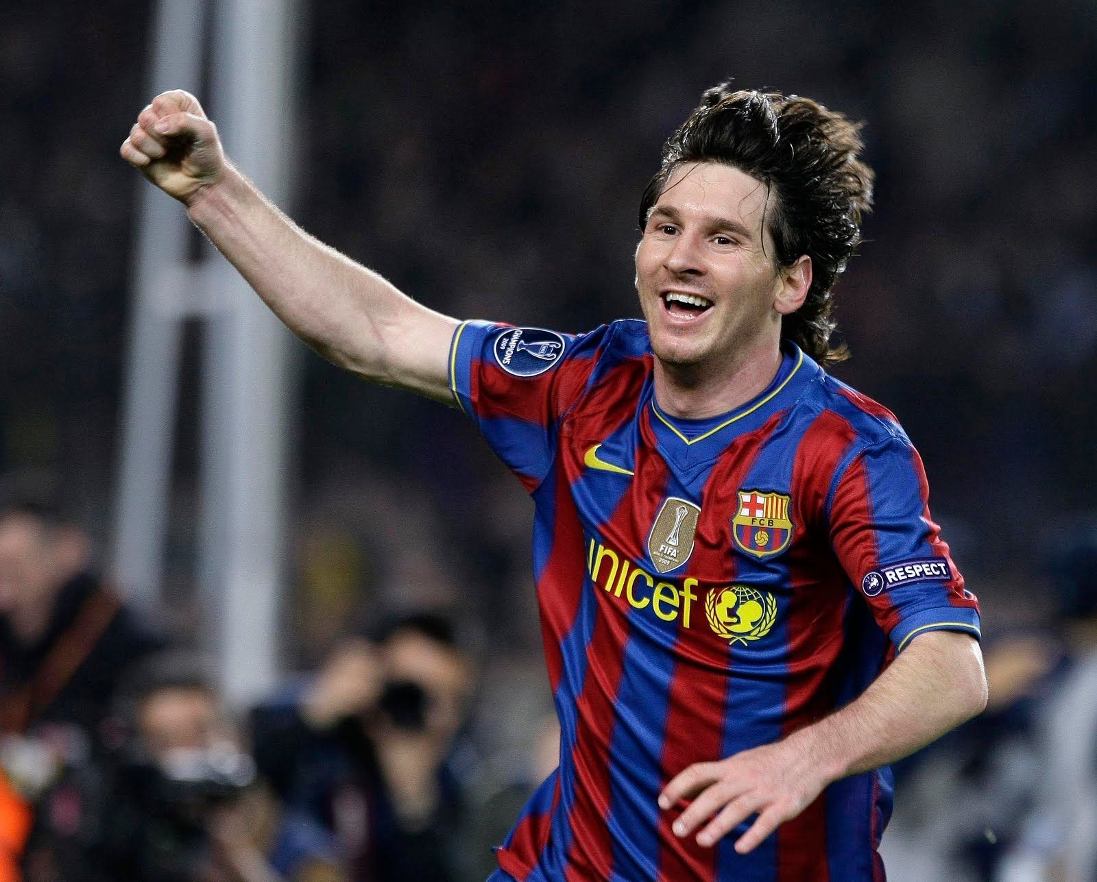 Lionel Messi Barcellona esultanza, FC Barcelona, 1600x1287 900p, Desktop