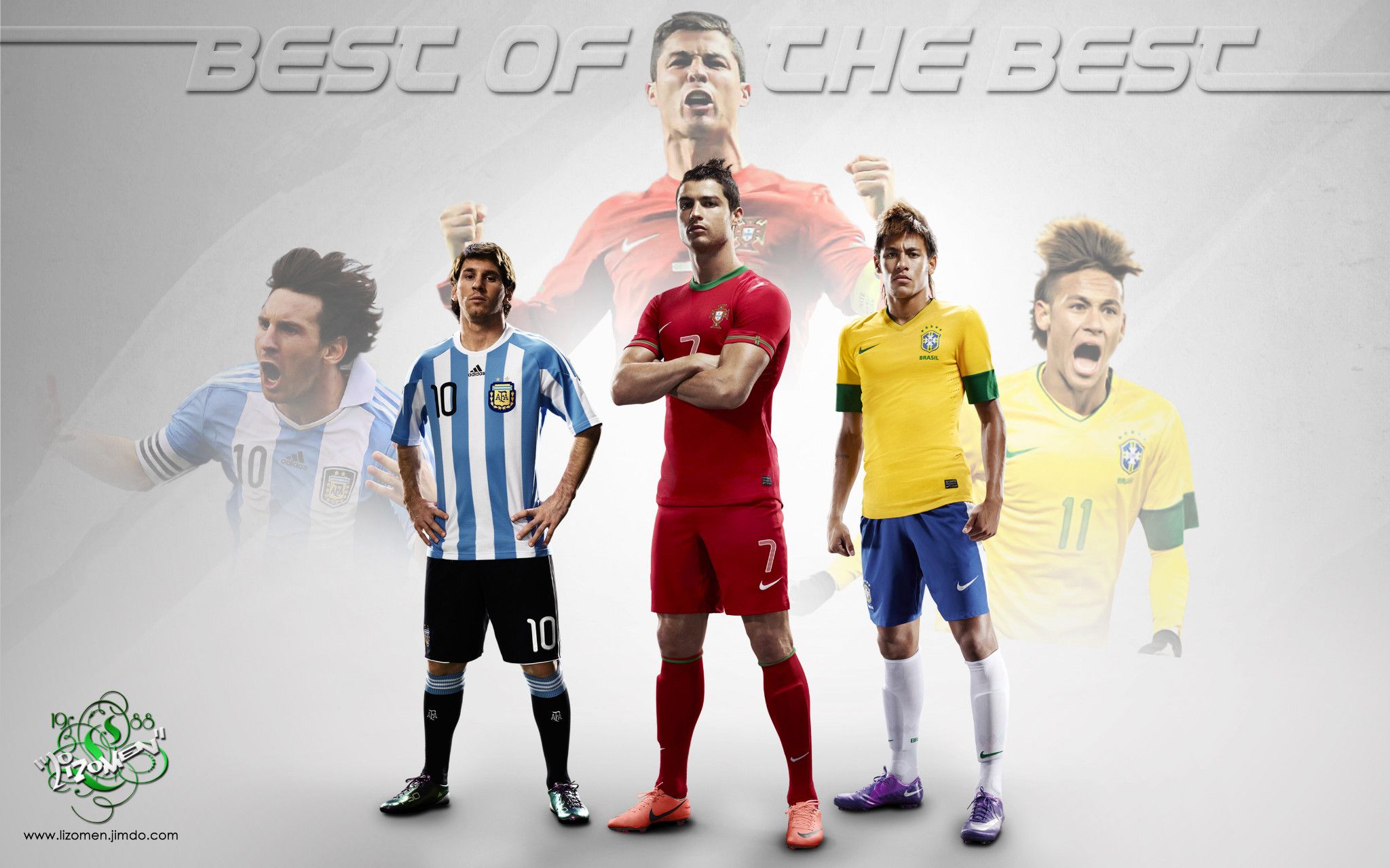 Calciatori Messi Ronaldo Neymar, 2048x1280 Hi-Res, PC Desktop