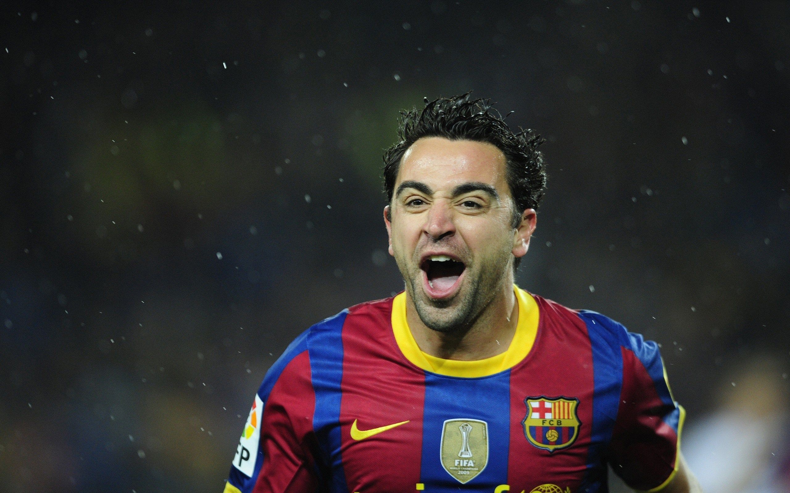Calciatore Barcellona esulta in campo, Liga, 2560x1600 WQXGA, PC
