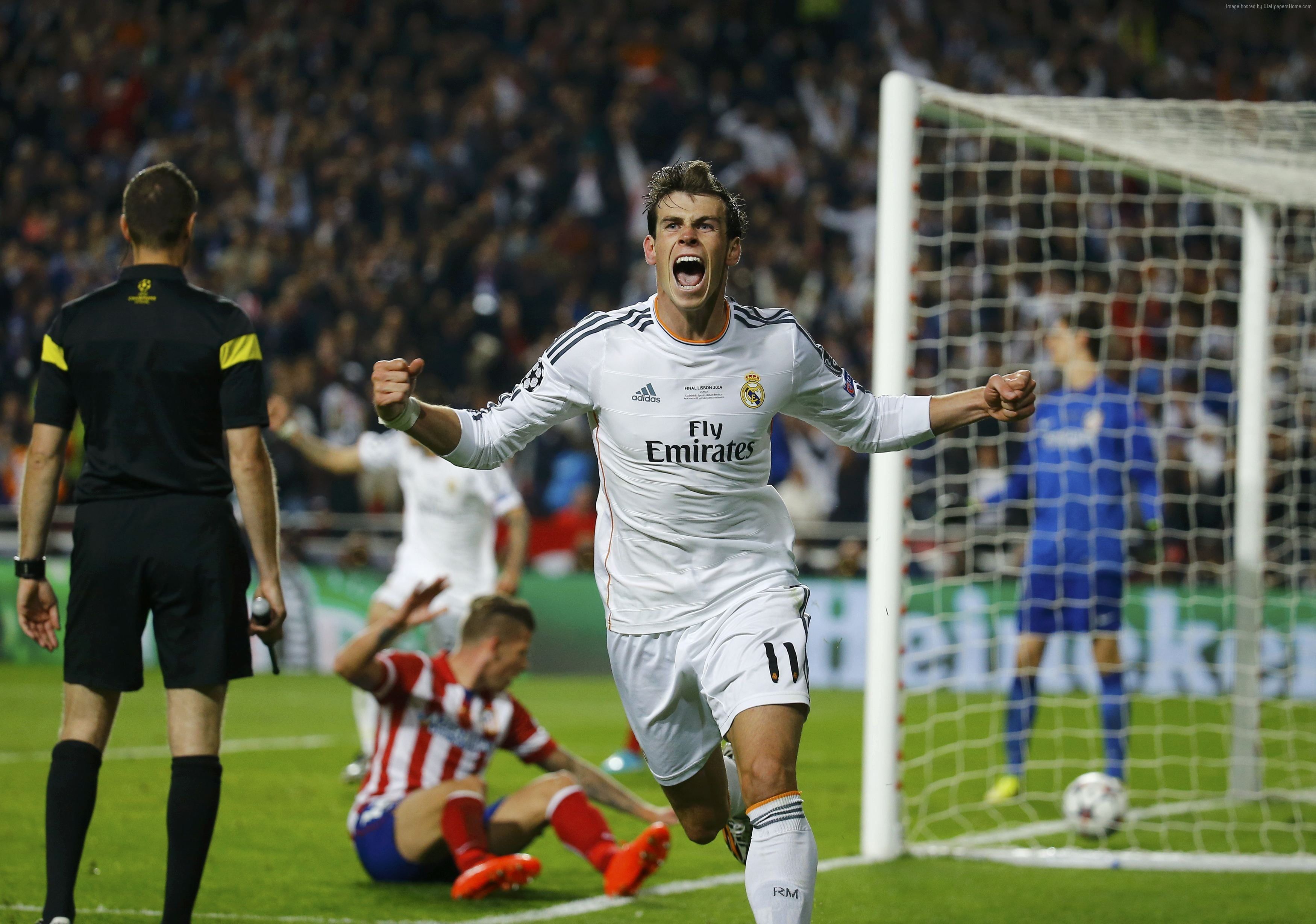 Calciatore Real Madrid esulta gol, Liga spagnola, 3500x2458 WQXGA, Laptop