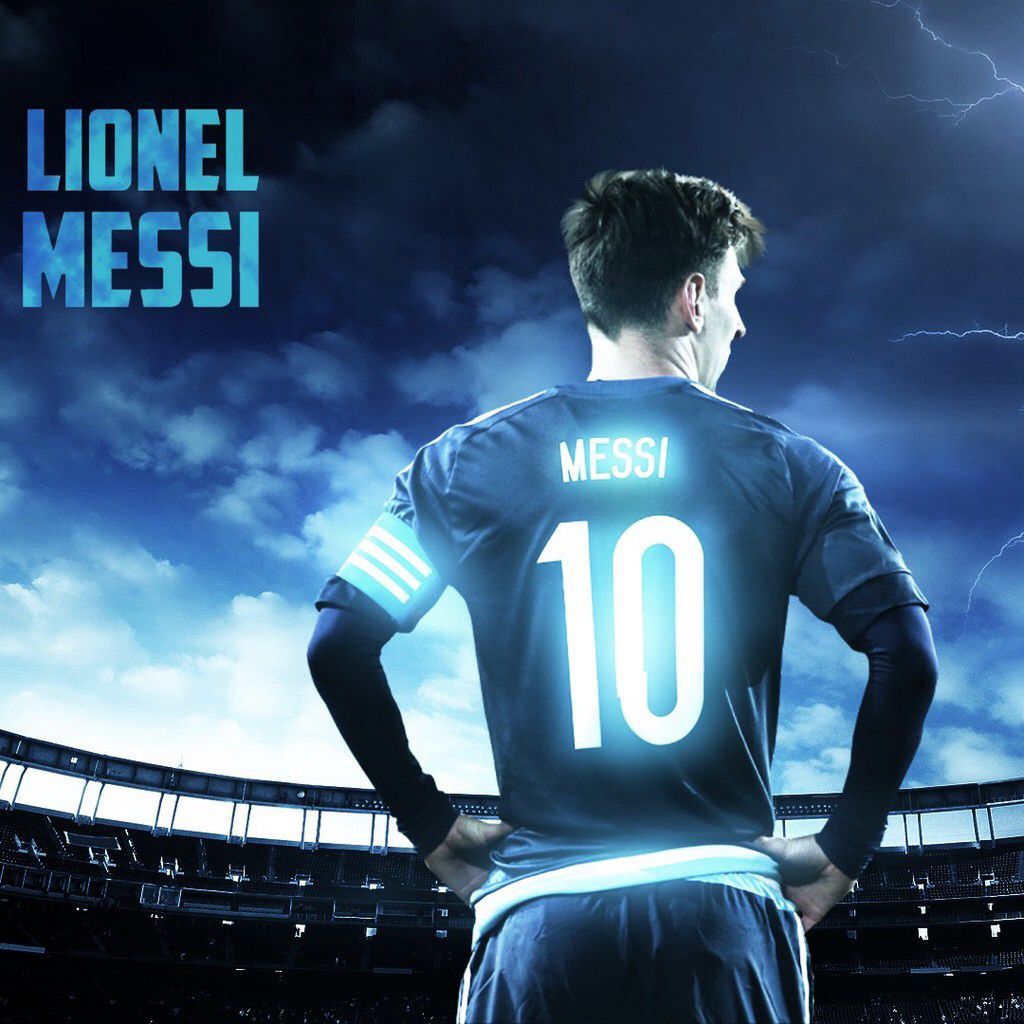 Lionel Messi maglia numero 10, 1024x1024 HD, PC