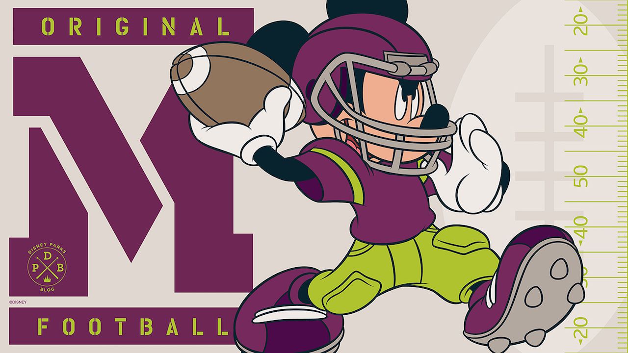 Topolino calciatore football americano, 1280x720 720p, Laptop