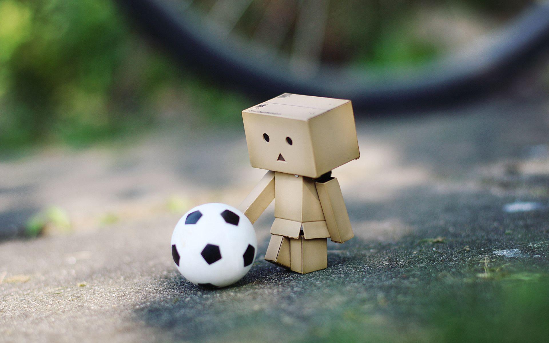 Danbo con pallone da calcio, 1920x1200 Full HD+, PC