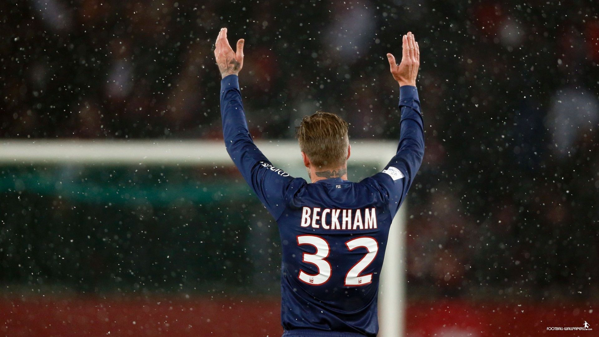 Beckham calciatore braccia alzate, 1920x1080 Full HD, Desktop