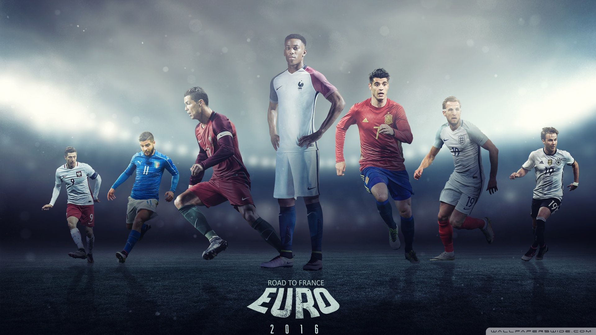 Giocatori calcio Euro 2016, 1920x1080 1080p, Desktop