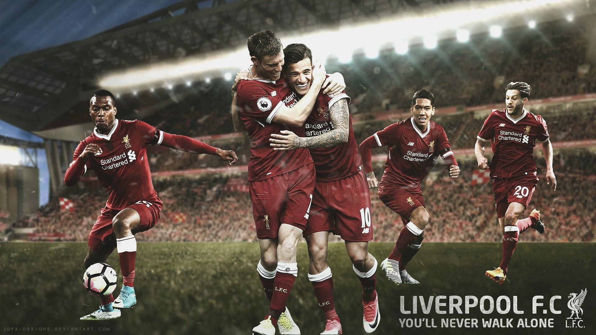 Squadra Liverpool FC calciatori, 1920x1080 Full HD 1080p, Laptop