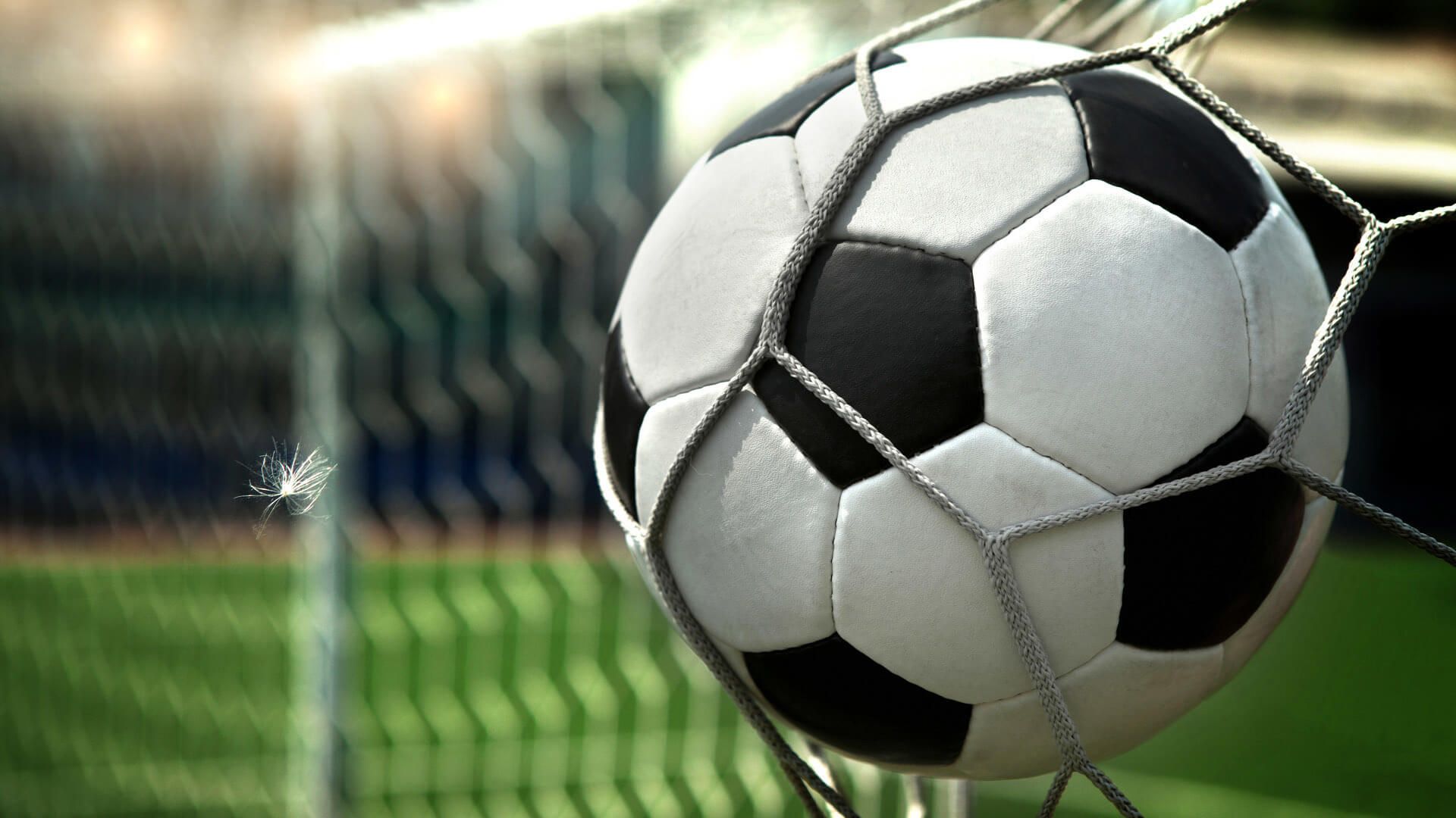 Pallone calcio in porta, 1920x1080 Full HD, Desktop
