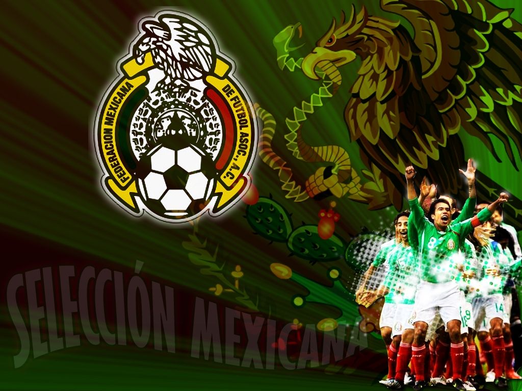 Selección Mexicana logo calcio, 1024x768 HD, Desktop