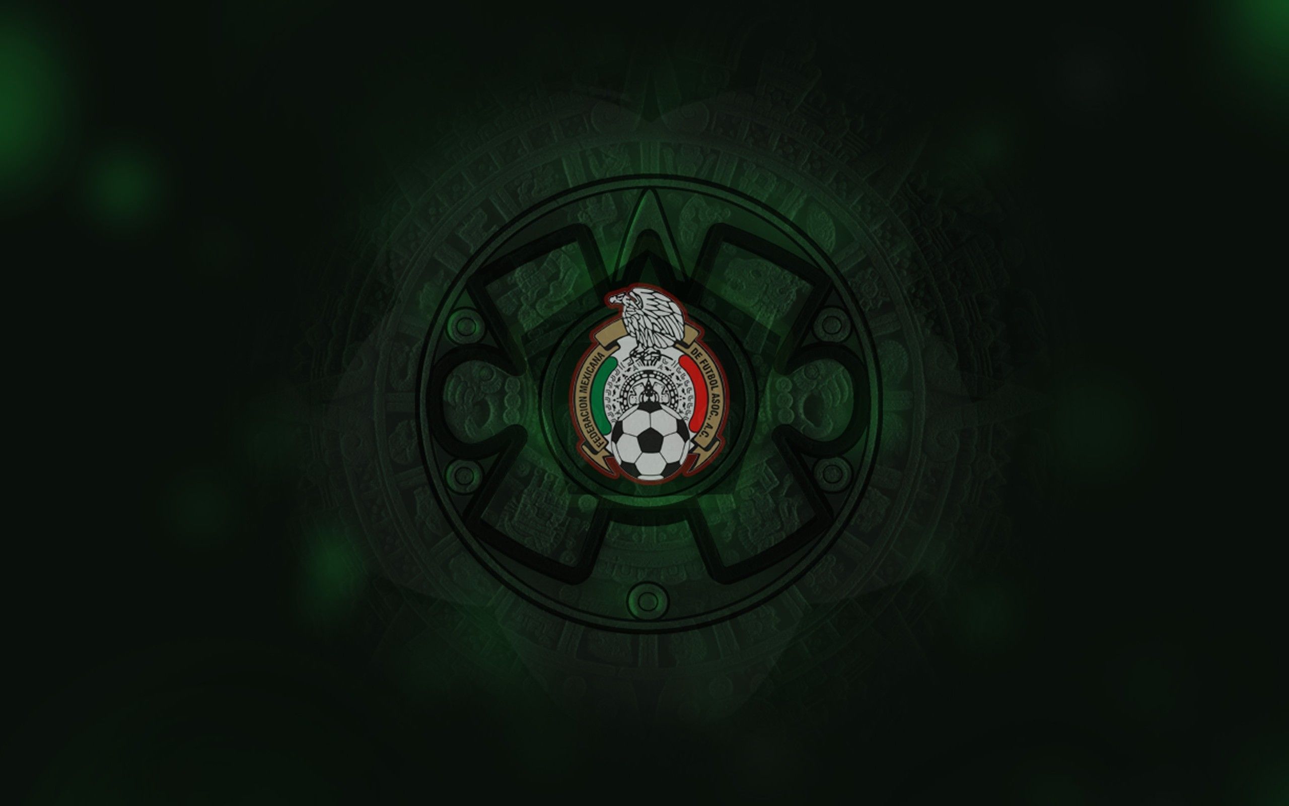 Logo Federazione Calcio Messicana, 2560x1600 2K+, Laptop