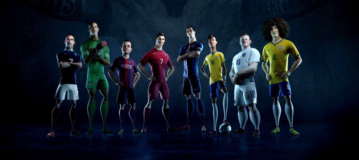 Calciatori Nike Football maglie colorate, 1456x651 Ultrawide, Dual Monitor