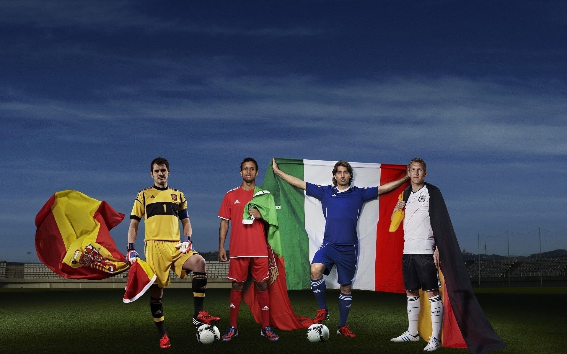 Calciatori bandiere nazionali Nike, 1920x1200 Full HD+, Desktop