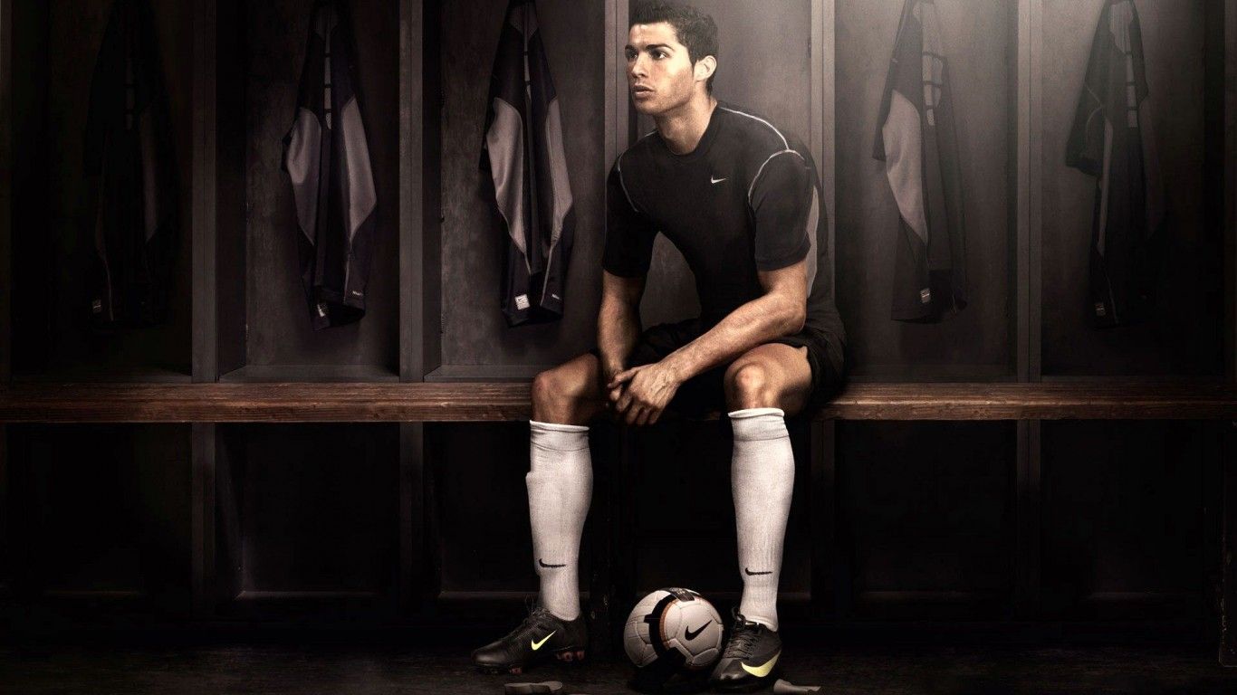 Calciatore Nike spogliatoio, swoosh, 1366x768 HD, Desktop