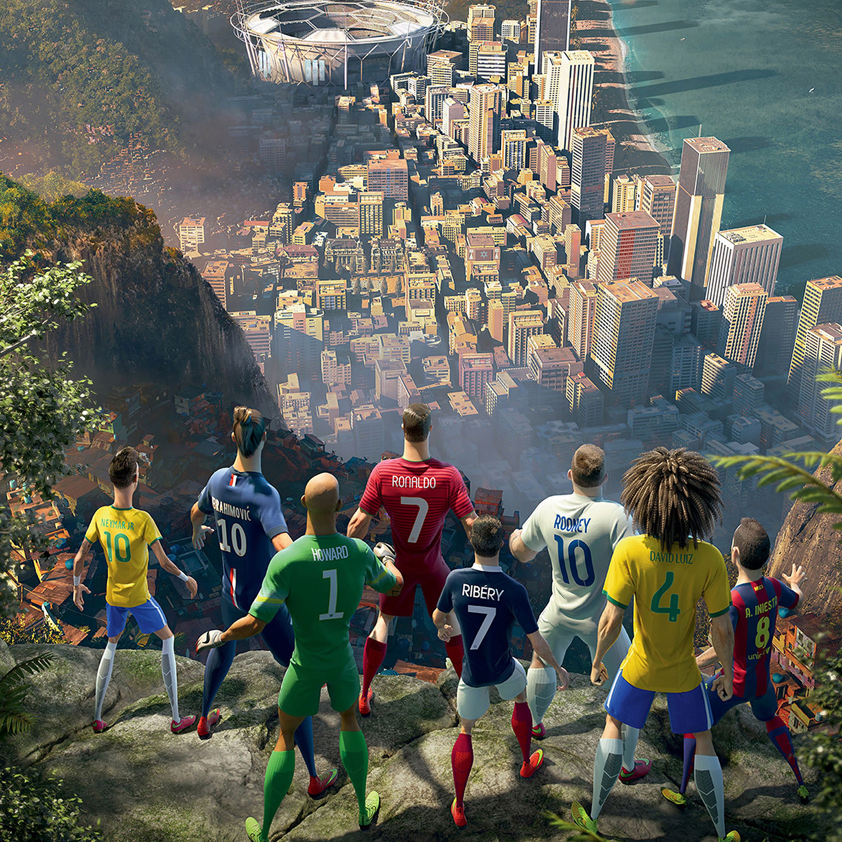 Nike The Last Game calciatori, 2732x2732 2K+, PC