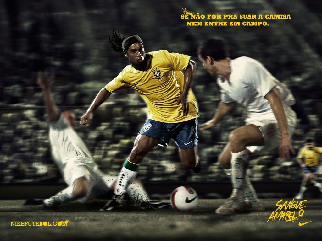 Ronaldinho Brasile Nike calcio, 1024x768 HD, Laptop