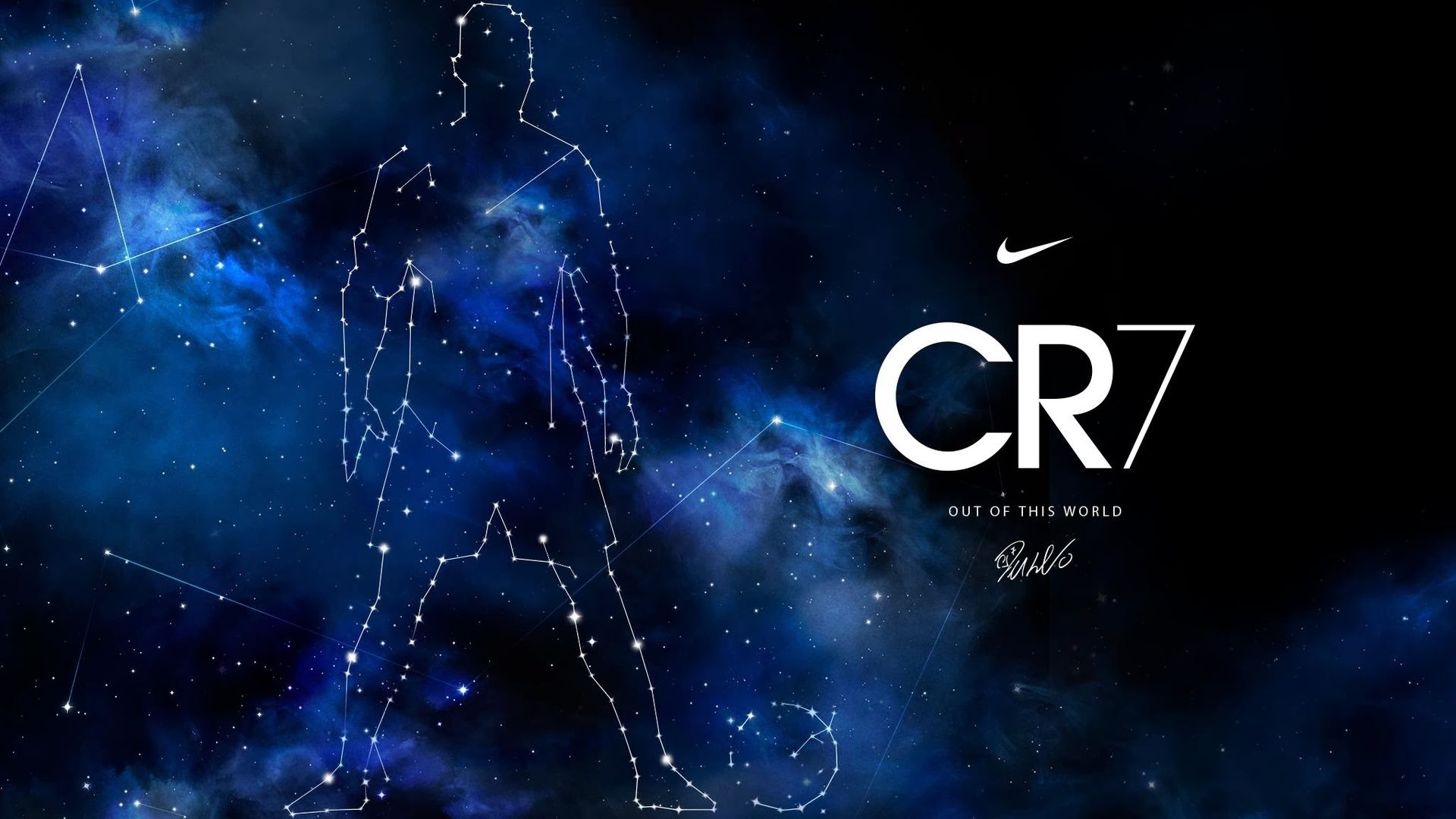 CR7 Nike calcio costellazione, 1920x1080 Full HD 1080p, PC