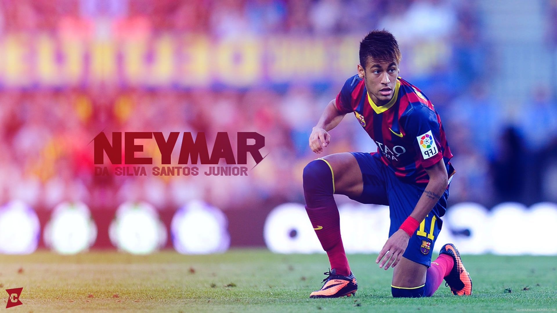 Neymar calciatore Barcellona campo, calciatore brasiliano, 1920x1080 Full HD, Desktop