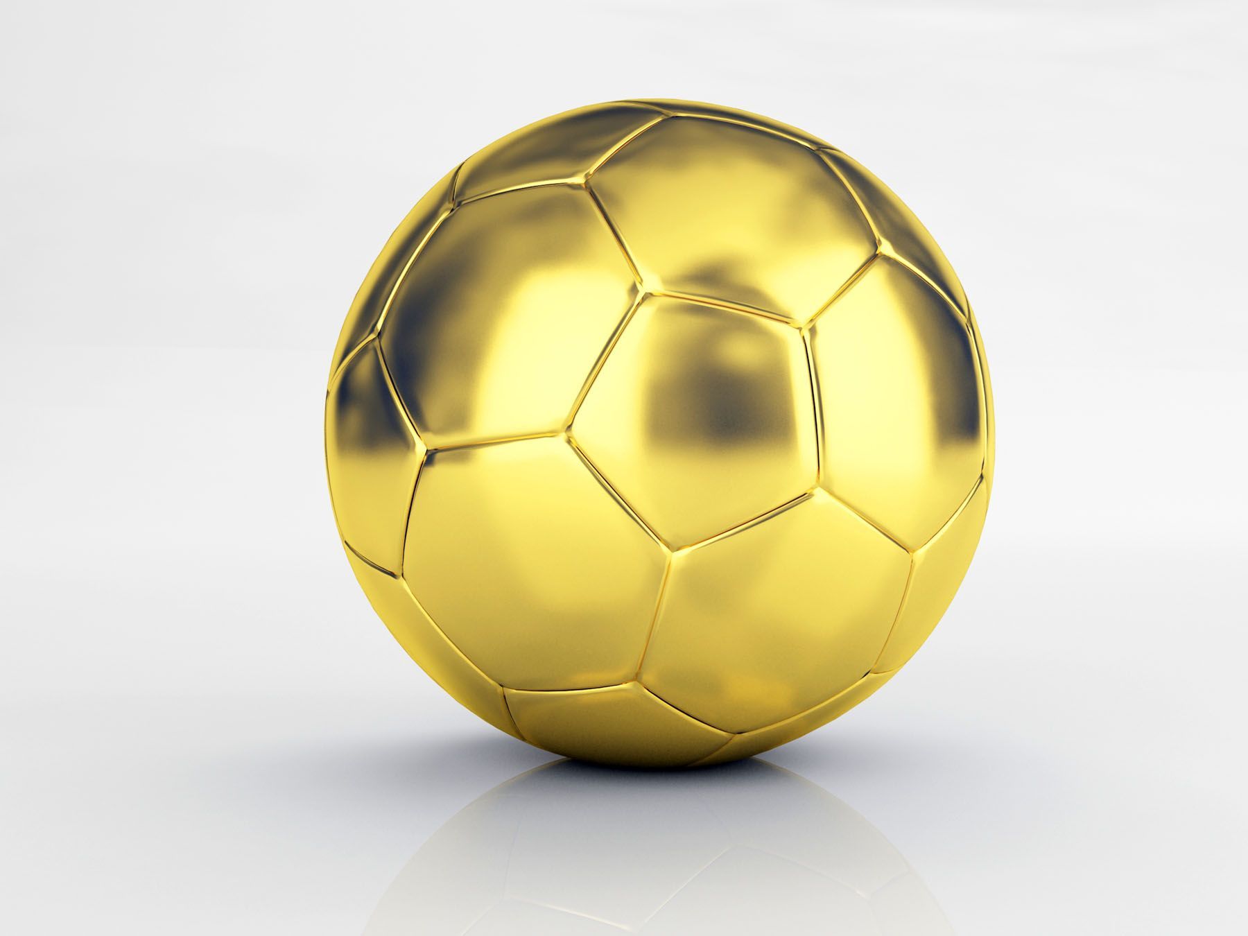 Pallone da calcio dorato, 1800x1350 HD, Desktop