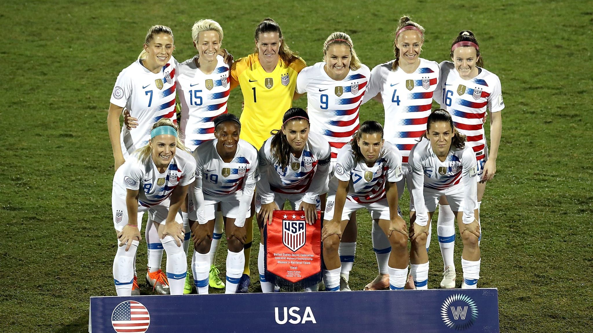 Squadra calcio femminile USA, 2048x1152 2K, Desktop