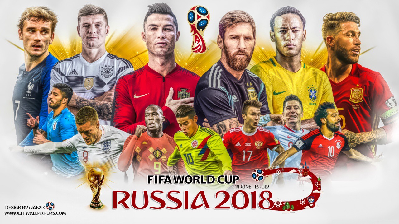 Poster giocatori Mondiali Russia 2018, 1280x720 720p, iMac