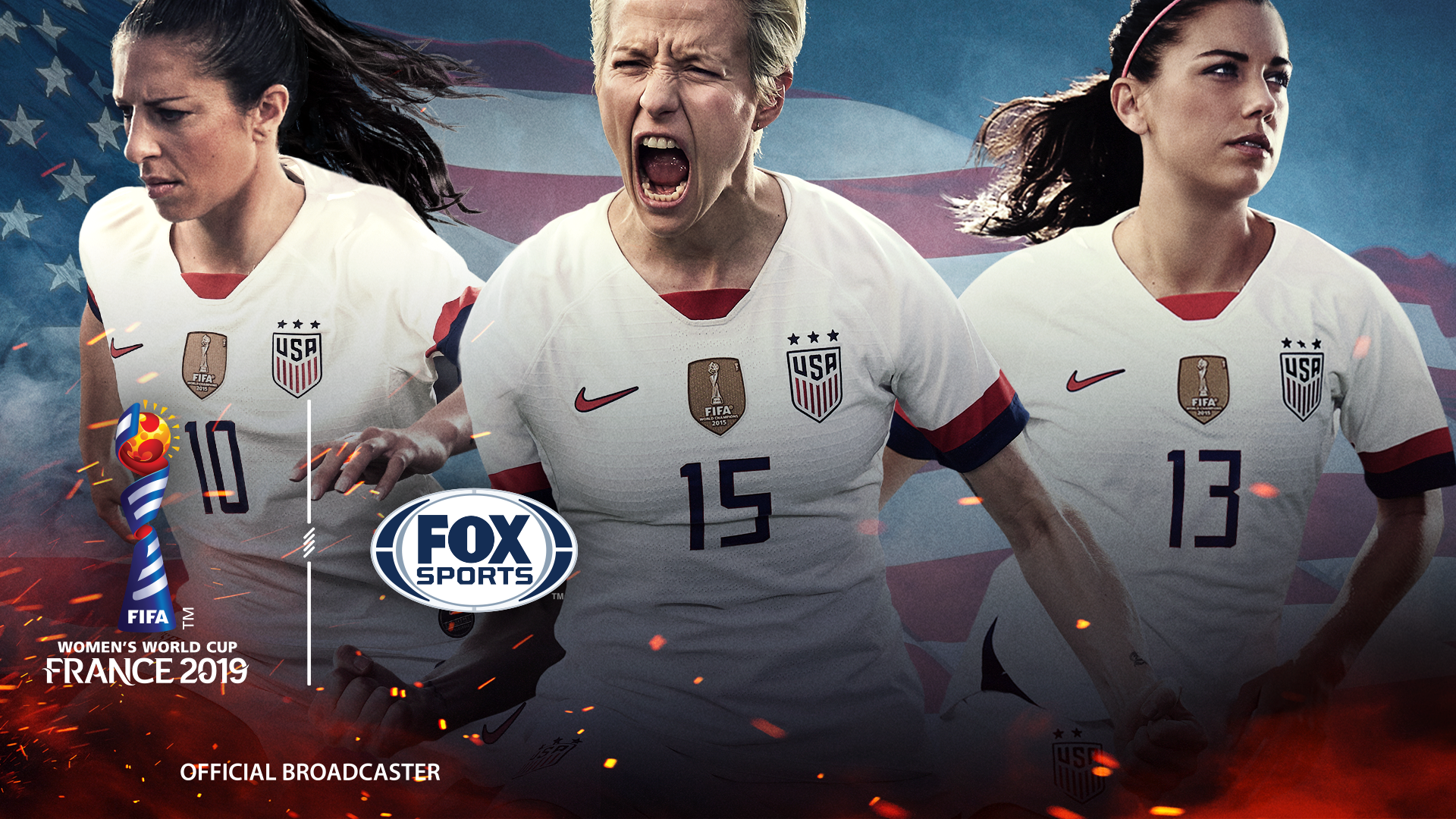 Nazionale femminile calcio USA, 1920x1080 1080p, PC