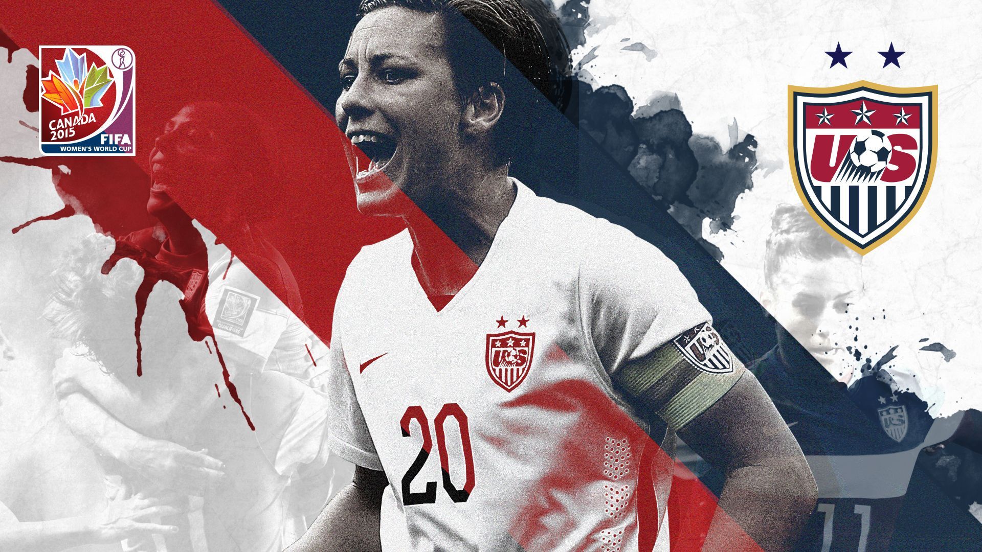 Calciatrice USA maglia bianca, 1920x1080 Full HD, PC Desktop