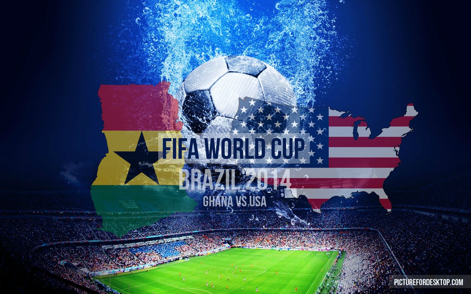 Ghana vs USA Mondiali 2014, 1920x1200 WUXGA, PC Desktop