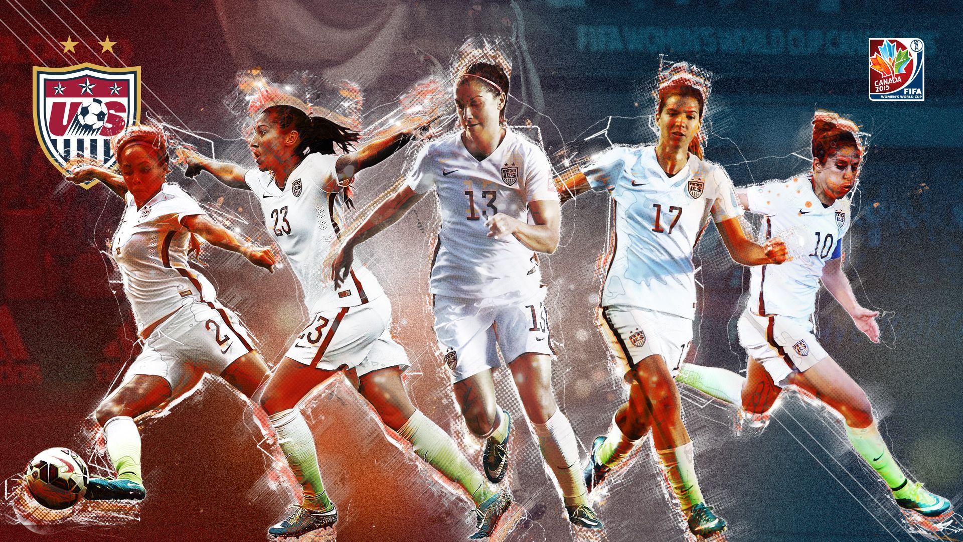 Nazionale calcio femminile USA, 1920x1080 Full HD 1080p, Laptop