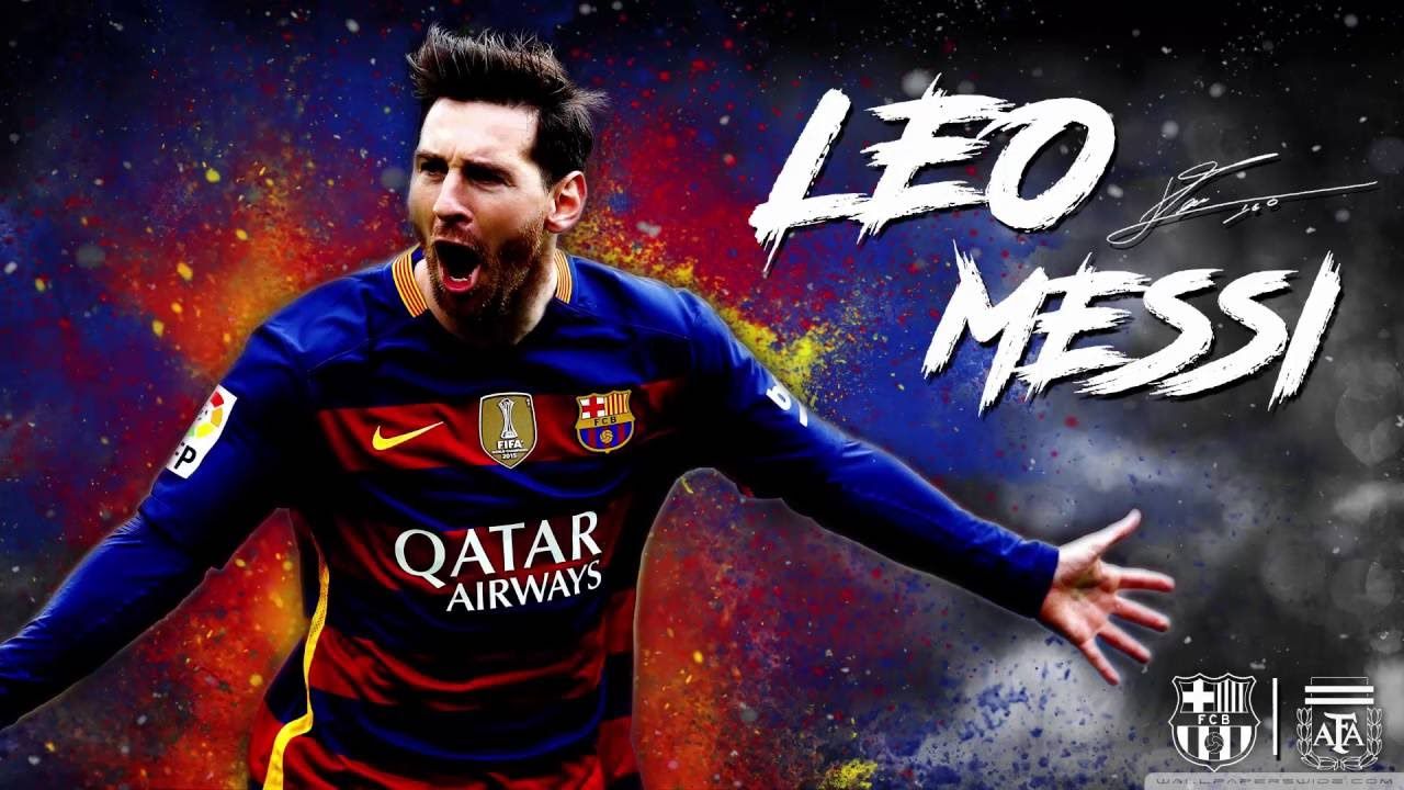 Leo Messi Barcellona esultanza, sfondi di Calcio, 1280x720 720p, iMac